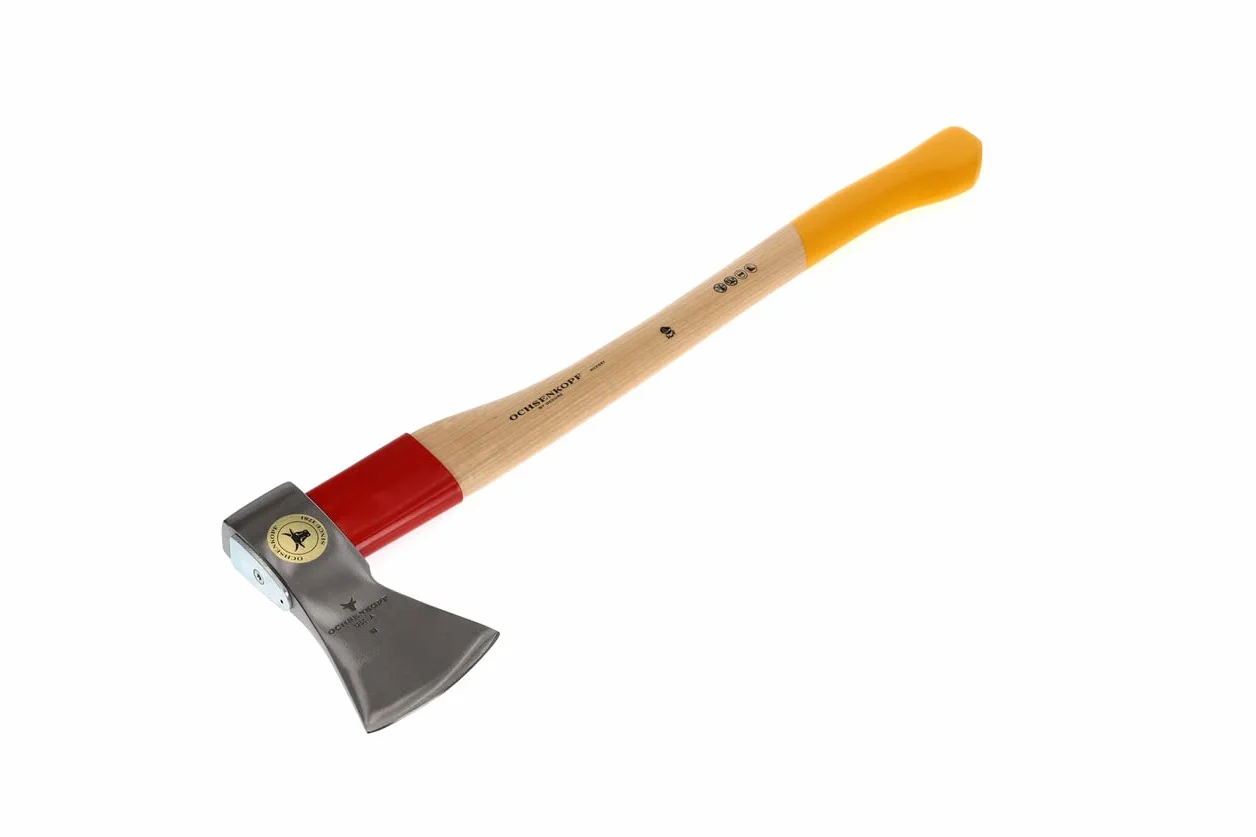 OCHSENKOPF OX 620 H-1257 uniwersalny złoty topór Rotband-PLUS, drewniany uchwyt hikory, polerowane ostrze 120 mm, długość 700 mm