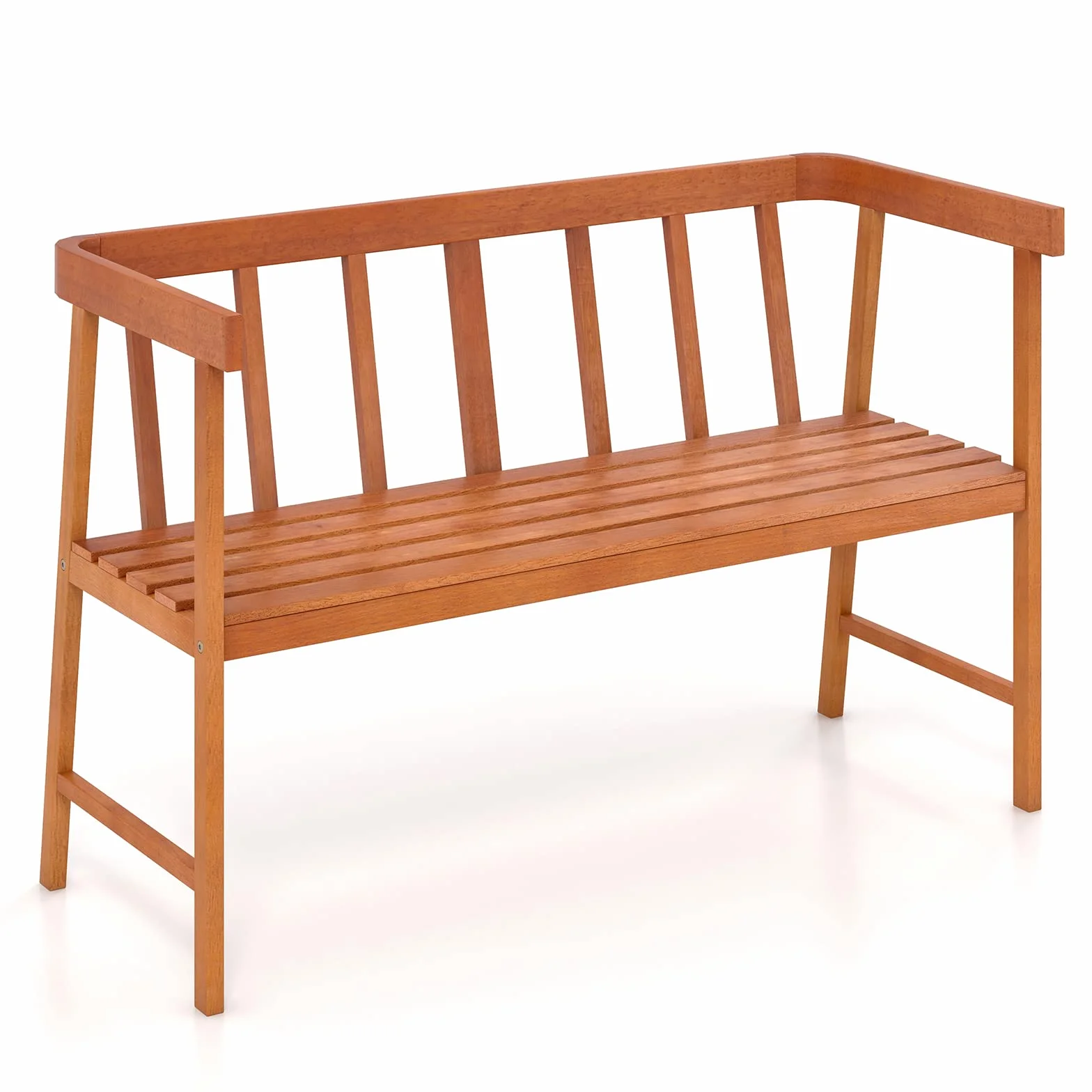 COSTWAY Ławka ogrodowa drewno akacjowe 360 kg 110 x 46 x 72 cm