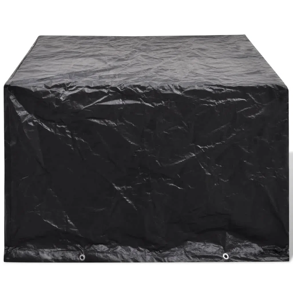 Akcesoria do mebli ogrodowych pokrowce na meble ogrodowe 2 szt. 8 oczek 135 x 135 x 90 cm pokrowce na meble ogrodowe