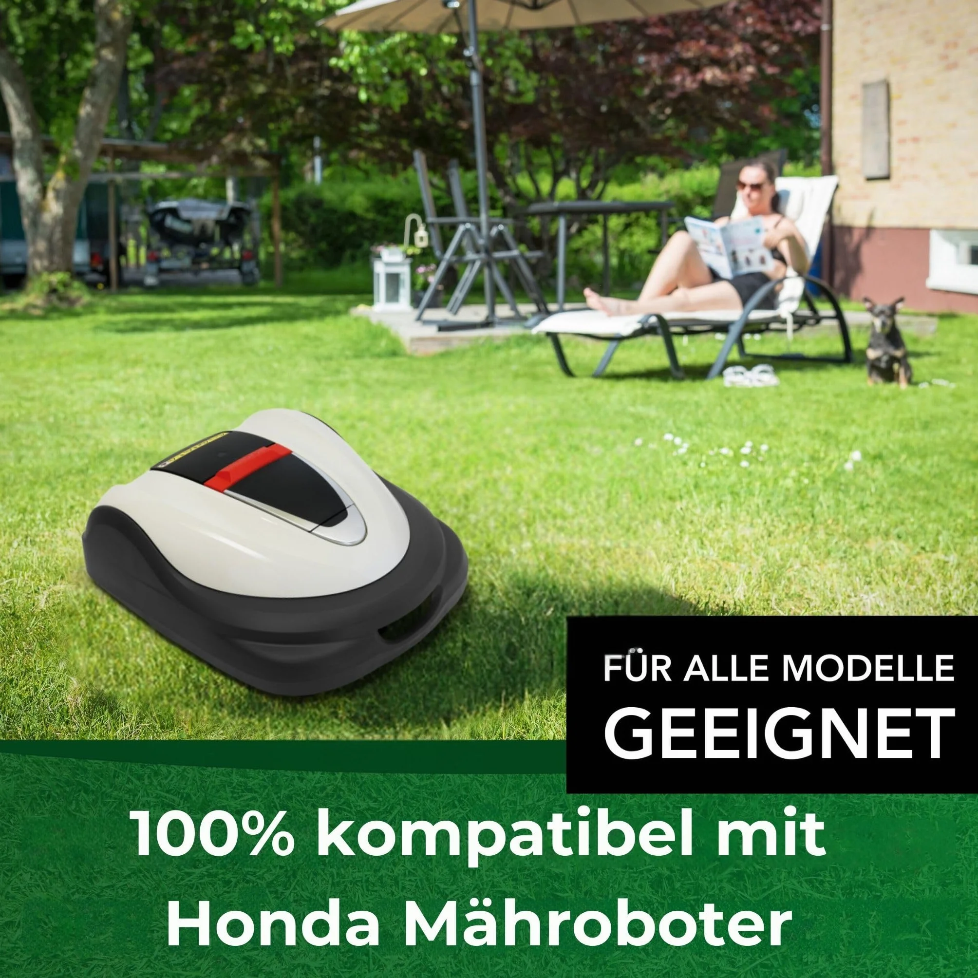 Genisys 30 tytanowych ostrzy zamiennych do Honda Miimo (LongLife – 0,5 mm) + 30 śrub [certyfikat DIN EN 50636]