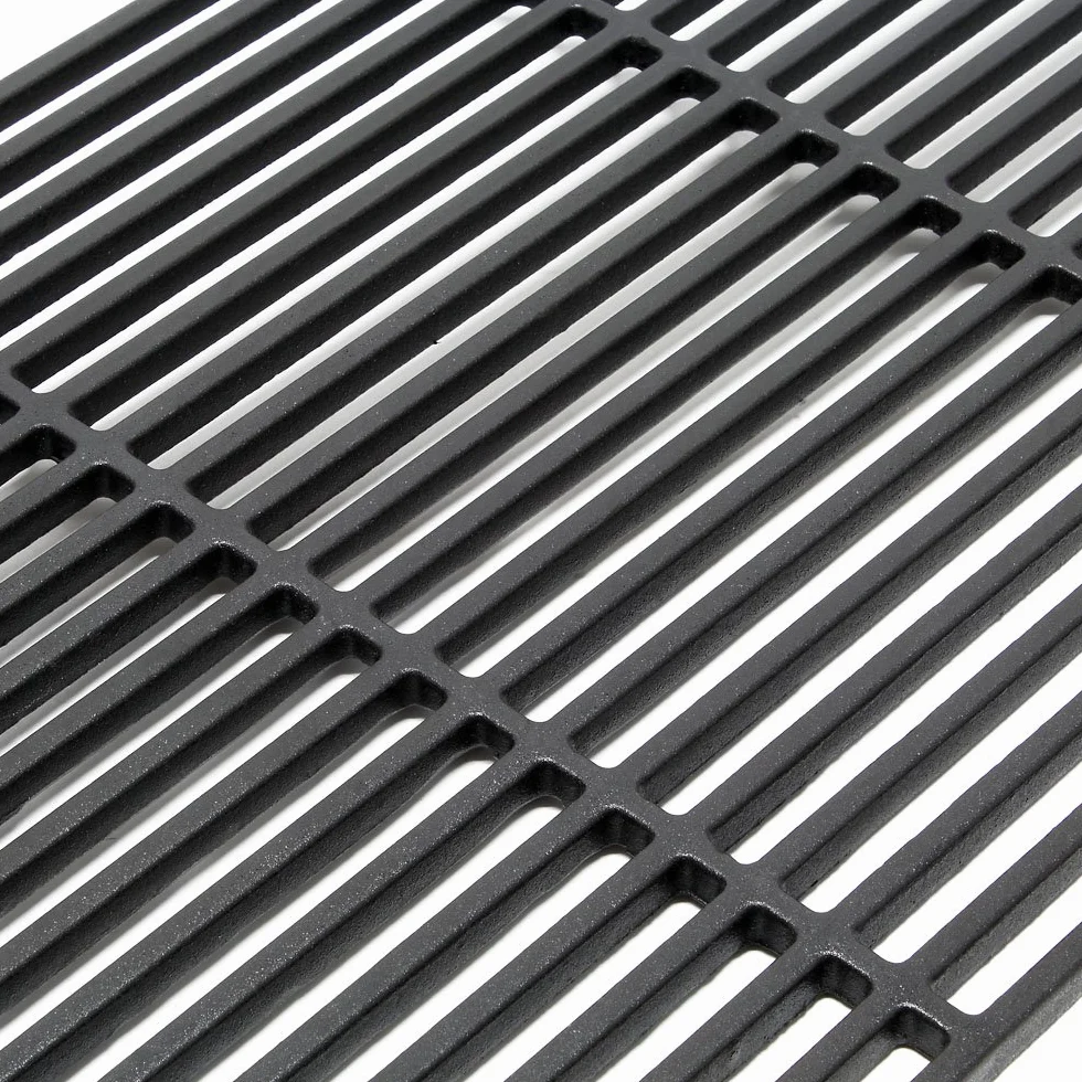 Wiltec Żeliwny ruszt do grilla prostokątny 67x40 cm, ruszt żeliwny idealny do grillów gazowych i węglowych, trwały i solidny żeliwny ruszt grillowy