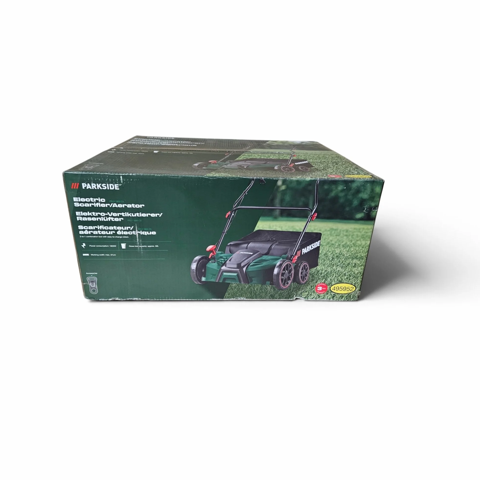 Parkside PLV 1500 C2 wertykulator elektryczny 1500 W 2 w 1
