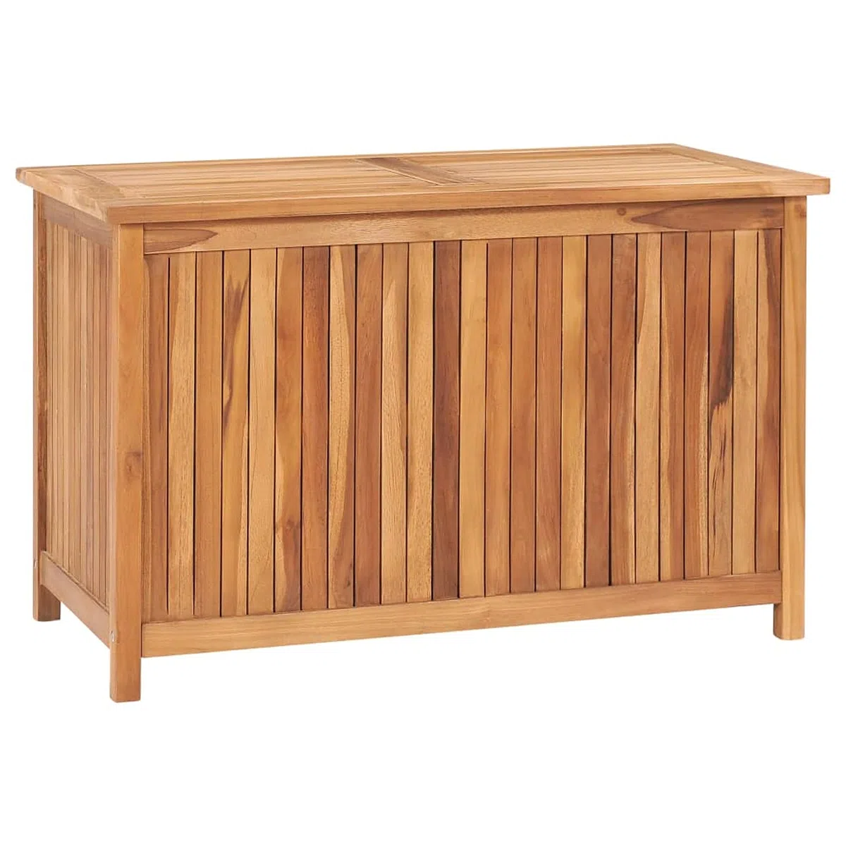ShGaxin Schowek ogrodowy 90x50x58 cm Solidne drewno tekowe, pudełko do przechowywania ogrodu, skrzynia do przechowywania, pudełko do przechowywania, 384