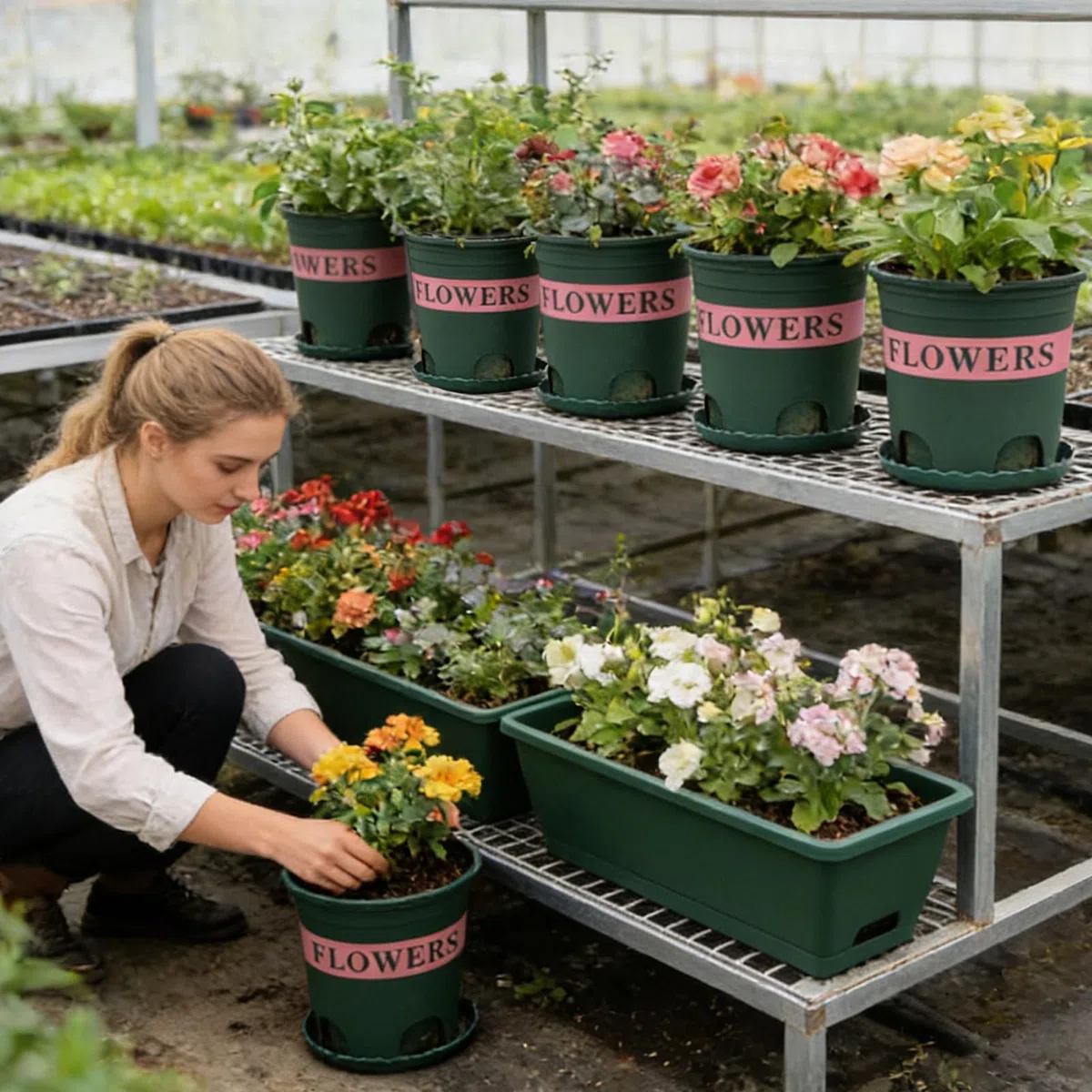 Donice Szkółkarskie Dla Roślin 5 Sztuk Wewnętrznych Akcesoriów Dla | Donice Ogrodowe Dla Ogrodników I Plantatorów Balkon Ogród Warzywa Owoce Tarasy Donice Szklarnie Ogród