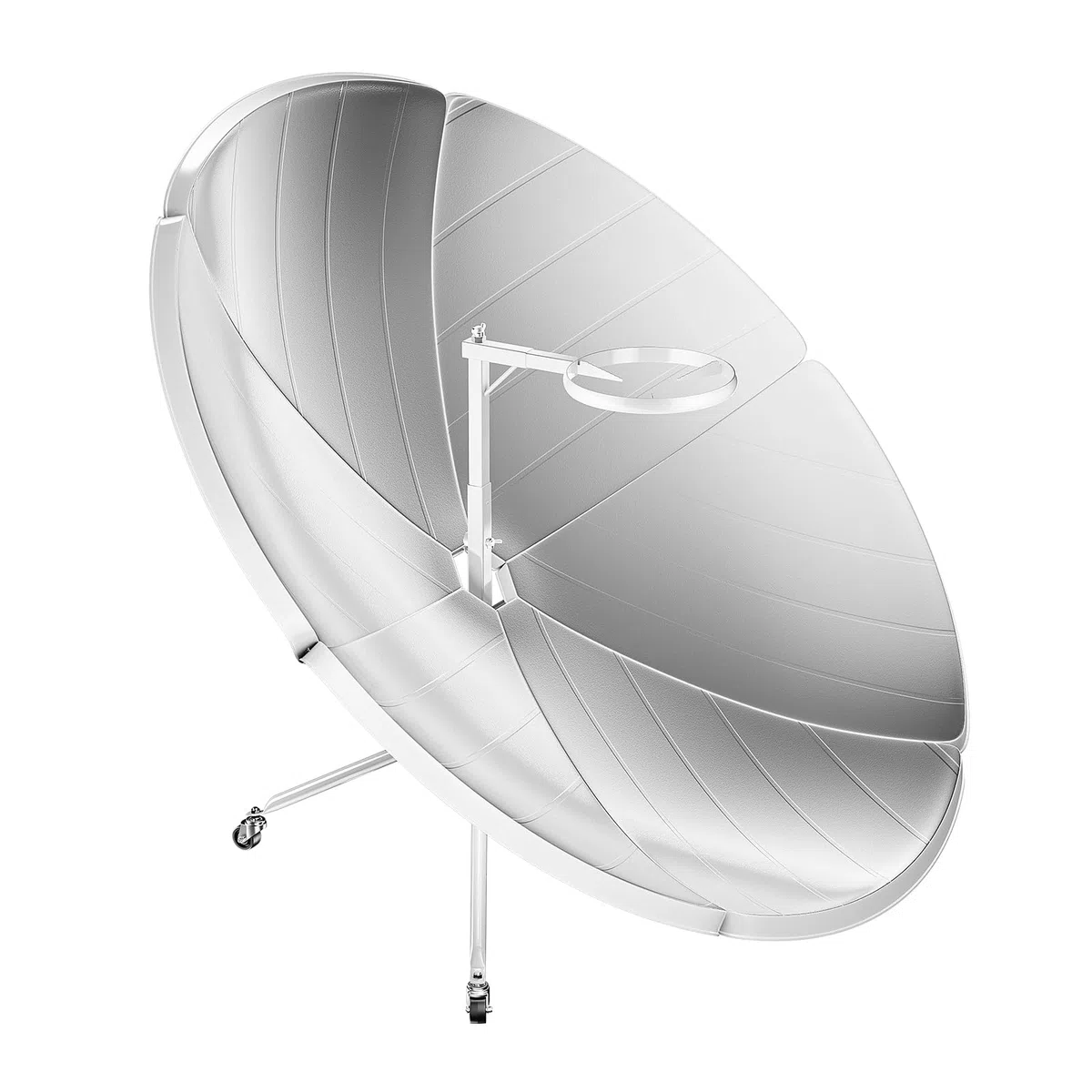 Przenośna kuchenka solarna 1500 W, paraboliczne lustro paraboliczne do gotowania słonecznego, kuchenka kempingowa, temperatura ogniskowej (800.0-1,000.0 °C), koncentrująca się kuchenka solarna dla