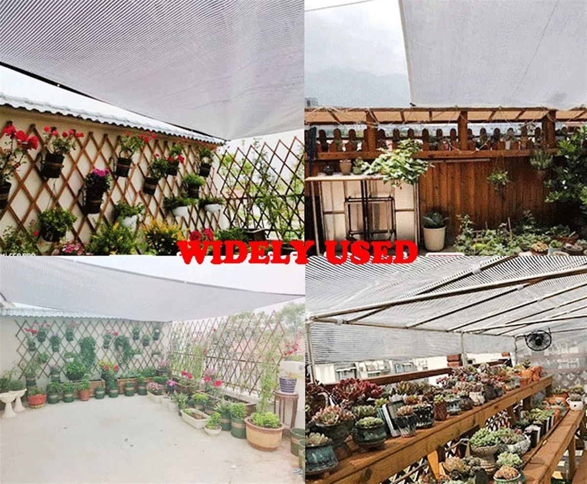 Aluminiowa tkanina klosza, 99% panele materiałowe z oczkami do szklarni roślinnej ochrona przeciwsłoneczna tkanina siatkowa tkanina odblaskowa plandeka, gruba, HDPE (rozmiar: 2 × 5 m)
