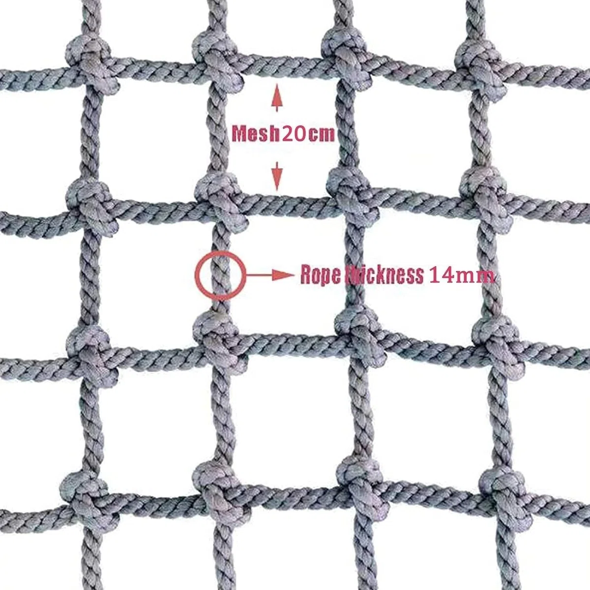Sieć gier w parku rozrywki, sieć artykułów wspinaczkowych, akcesoria do domków na drzewie, sprzęt outdoorowy, domek na drzewie (1 x 4 m)