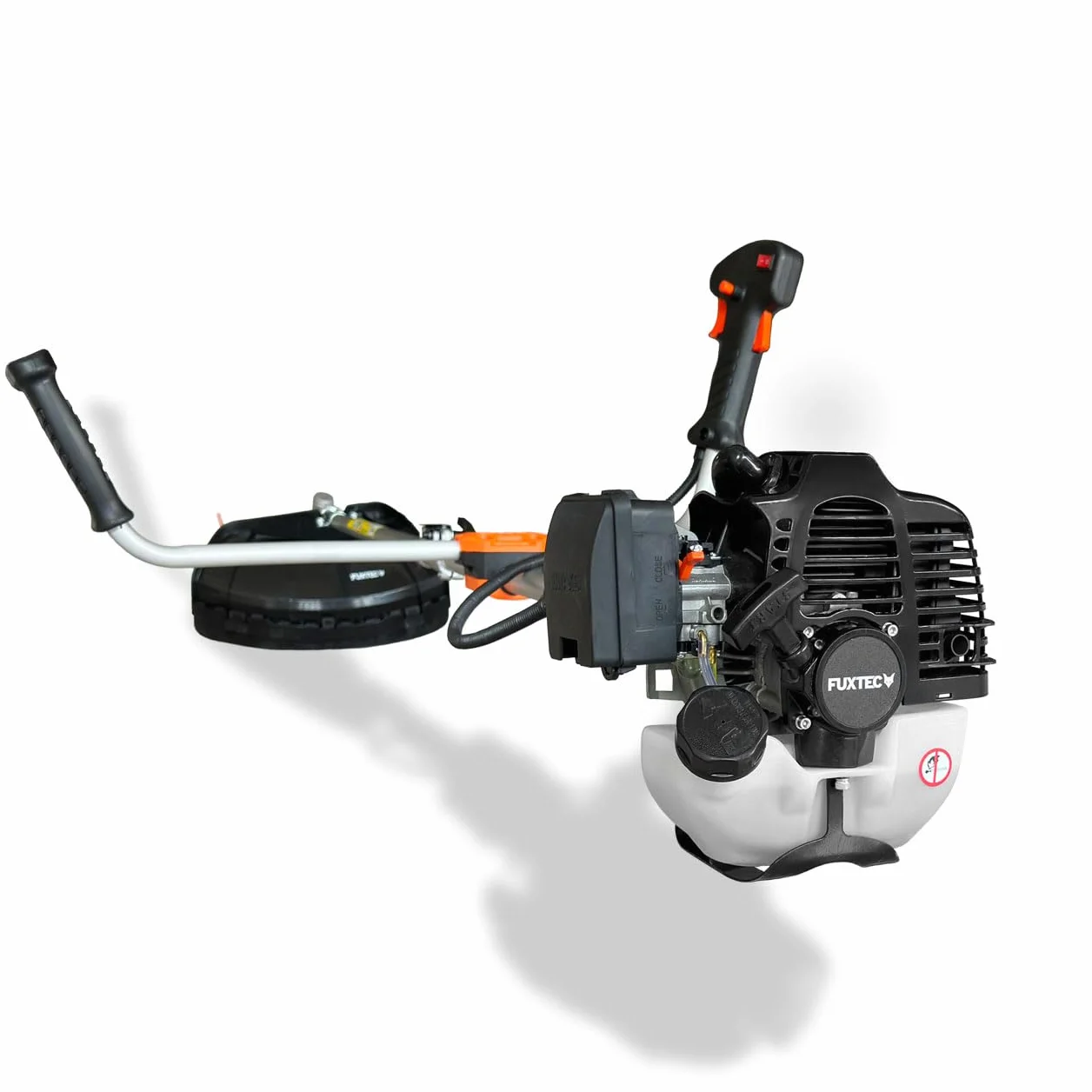 Podkaszarka Spalinowa FUXTEC FX-MS125 - Moc 25,4 cm3, 1 KM, 2-Suwowa, Szerokosc Ciecia 305 mm, Lekka i Poreczna, Profesjonalny Pasek, Ergonomiczna Konstrukcja