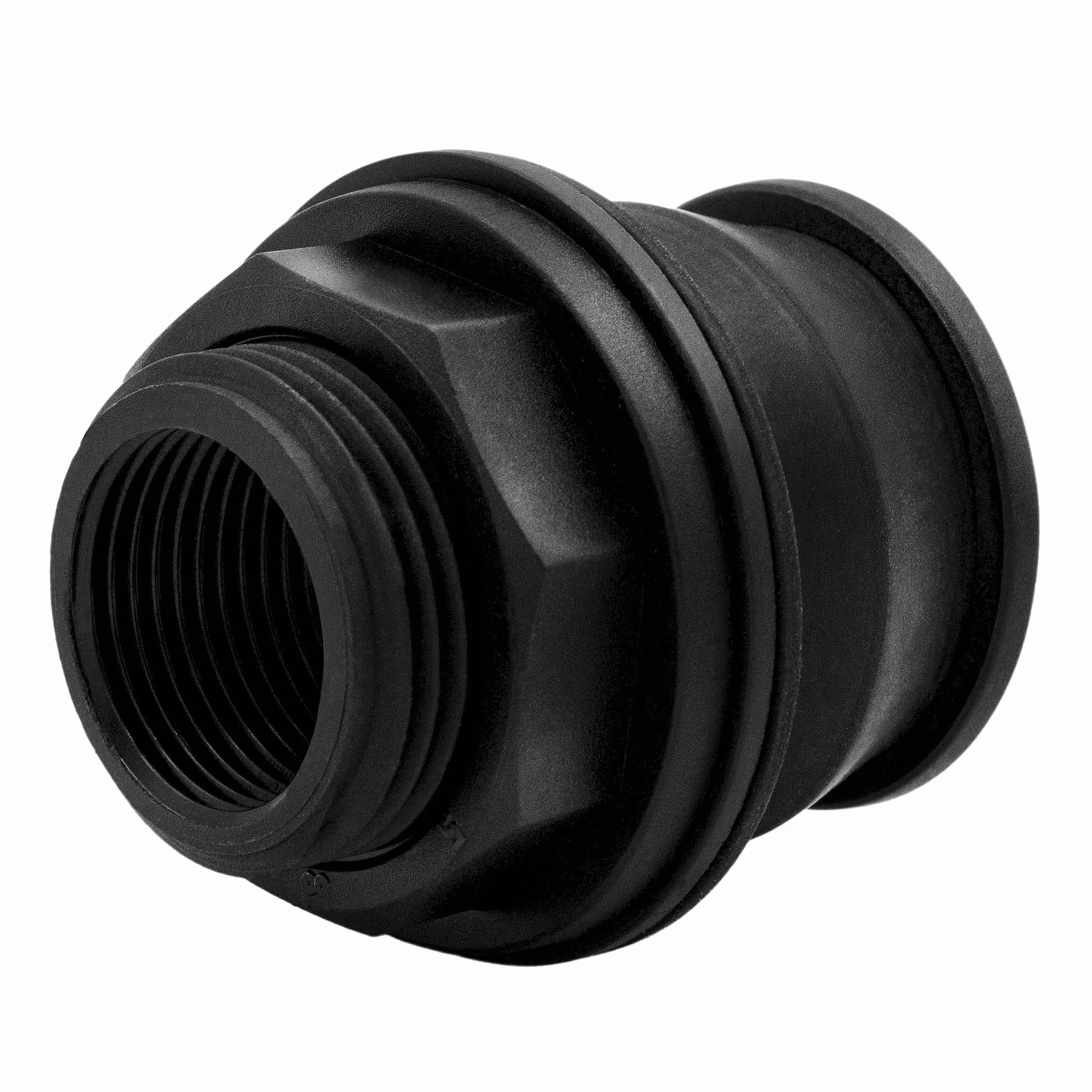 VARIOSAN PUSH-IN przepust zbiornika 16362, 1 1/2" x 1 1/4", PP, czarny