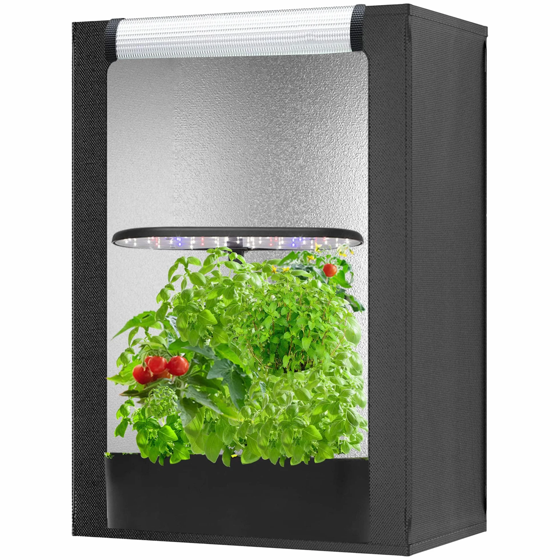 Mały namiot do uprawy aerogardu, system uprawy hydroponiki, namiot do uprawy wewnętrznej, 40 cm x 30 cm x 50 cm wysoki odblaskowy mylar, do hydroponiki, roślin domowych
