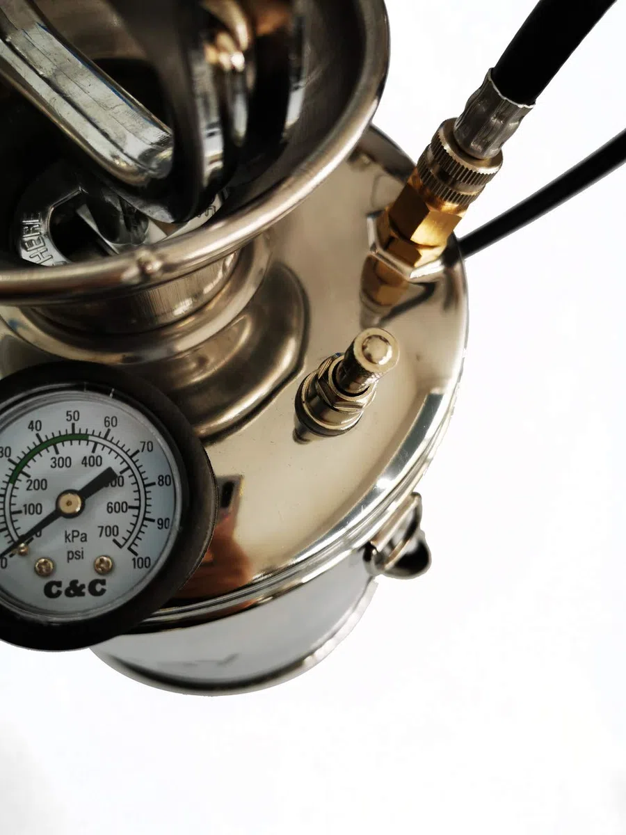 Longray SP8A spryskiwacz ze stali nierdzewnej, 6,5 l, metaliczny