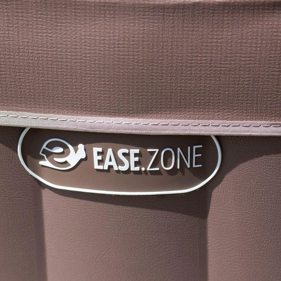 EASE.ZONE 7150015 Basen Spa Pool 3 z hydromasażem Kwadrat 185X185X65, Brązowy
