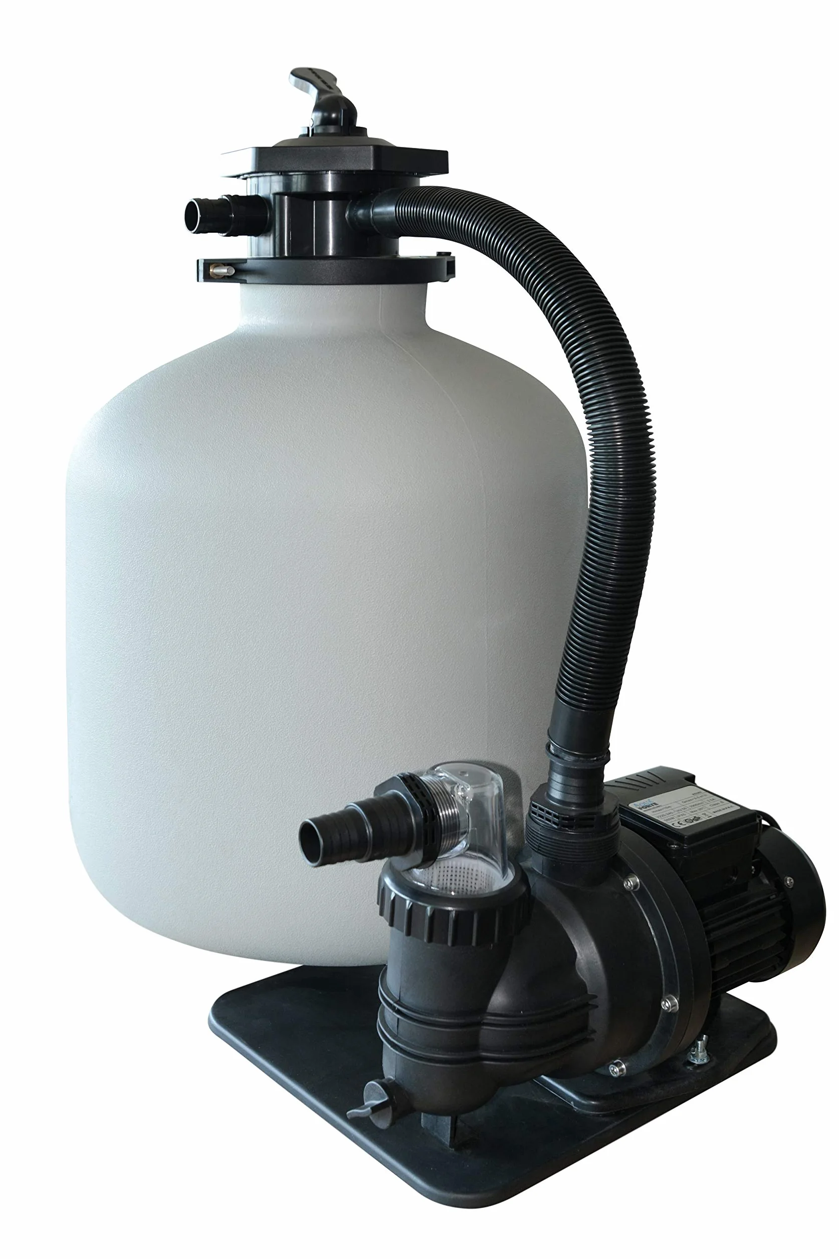 AquaForte Zestaw filtrów piaskowych SQ460-Super do basenu, 60 m³, pompa 10 m³/h, 550 W