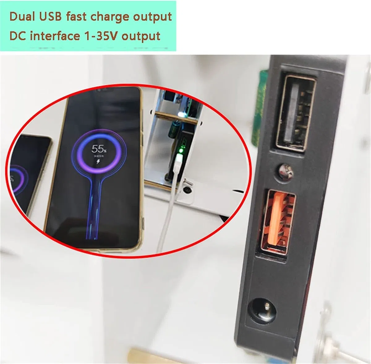 Przenośny generator pedałów z podwójnym szybkim ładowaniem USB i wyjściem DC do fitnessu i zasilania awaryjnego na zewnątrz