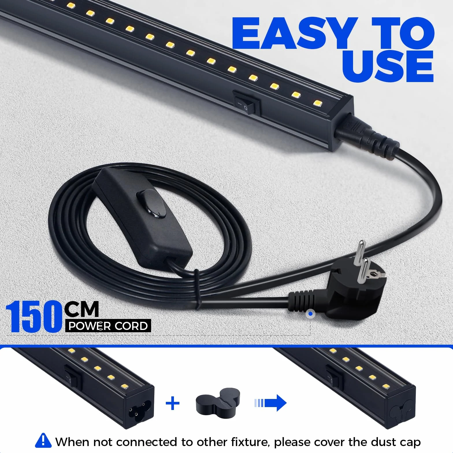 Barrina T5 LED Lampa do Roślin, 5000K, 29cm, Pełne Spektrum, Zestaw 6 szt