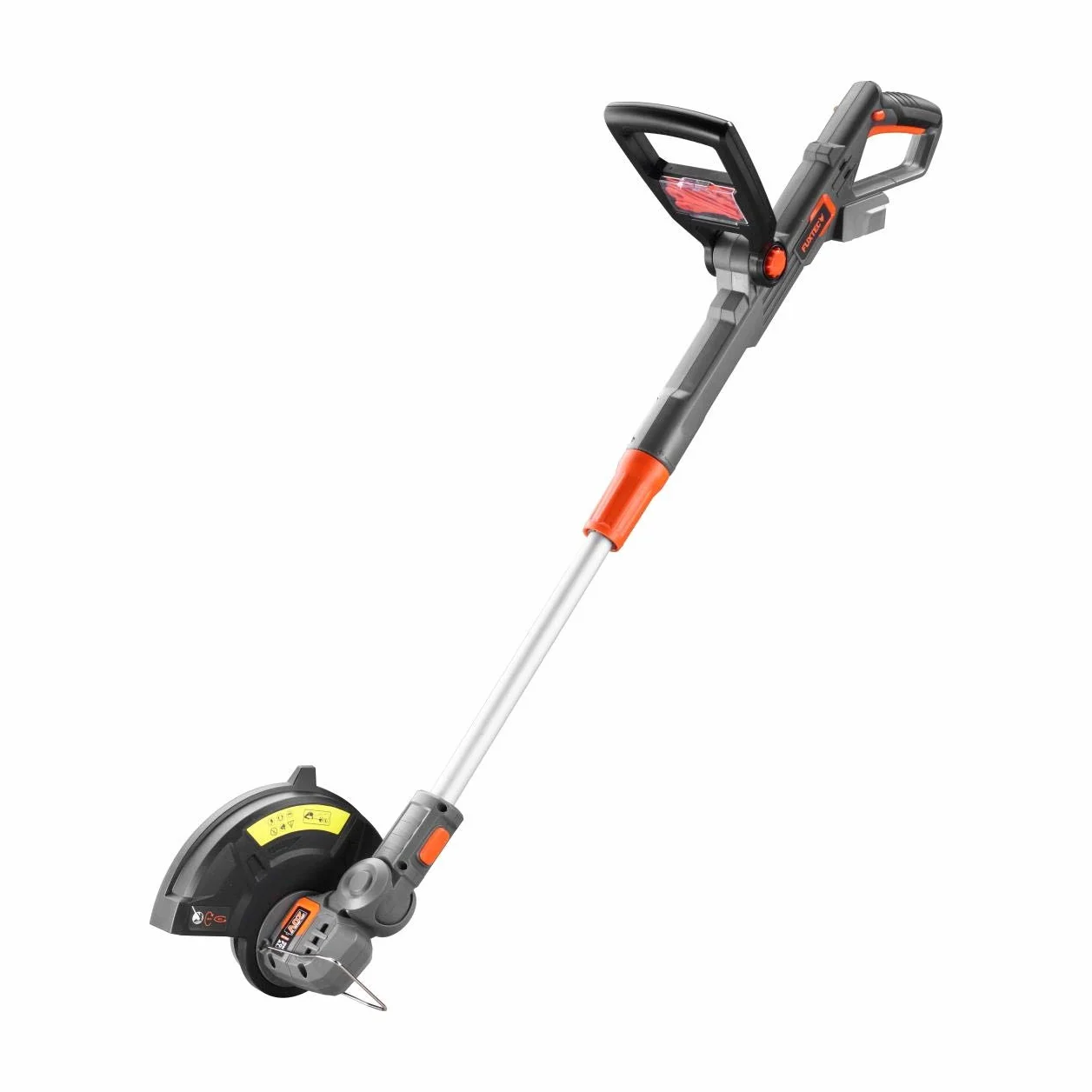 FUXTEC 20V Akumulatorowy zestaw ogrodowy FX-E1RM20ECO & FX-E1RT20 – kosiarka 30 cm, podkaszarka 25 cm, 2x2Ah akumulator + ladowarka, kosz 30 l