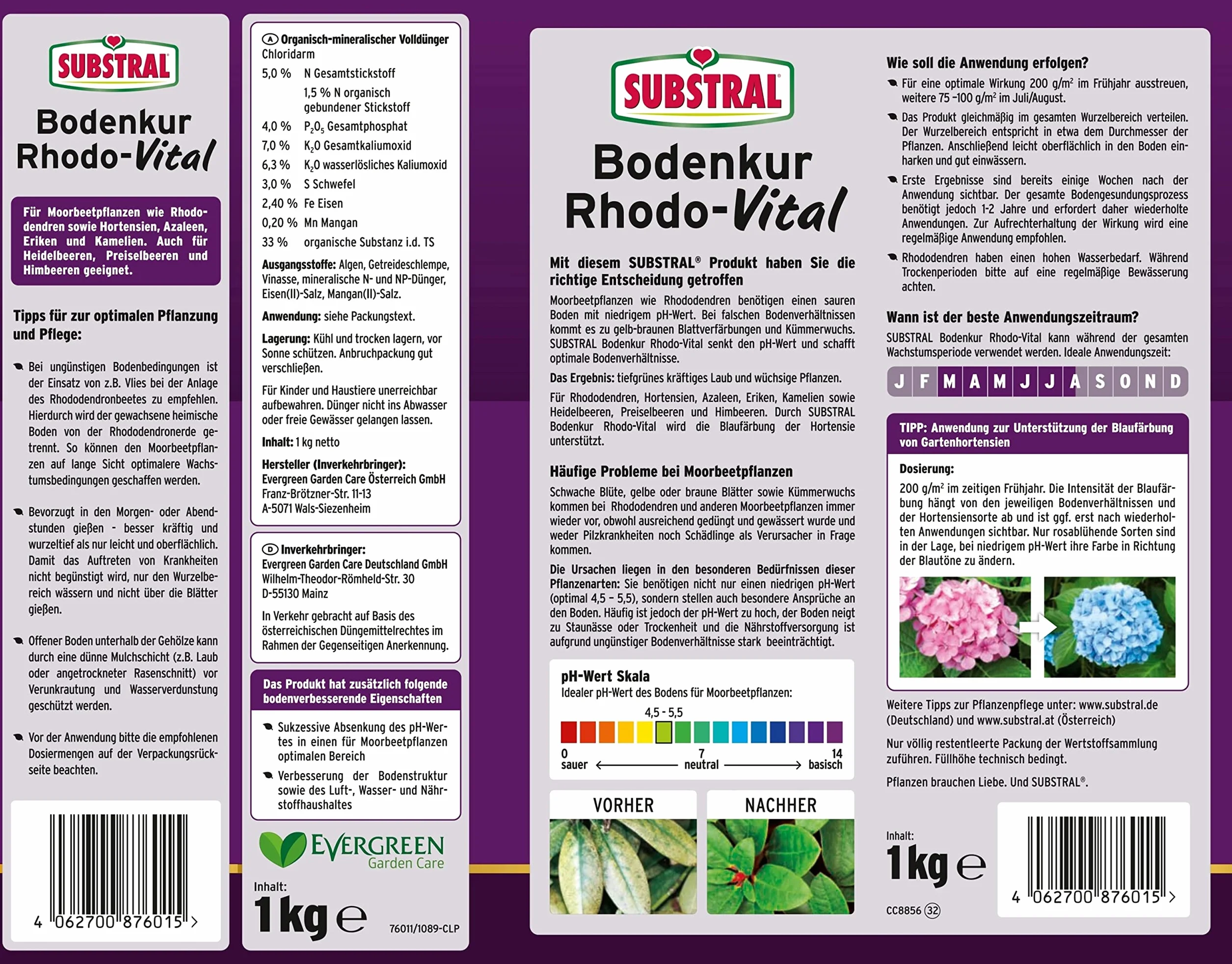 Substral Kuracja podłogowa Rhodo-Vital – 1 kg