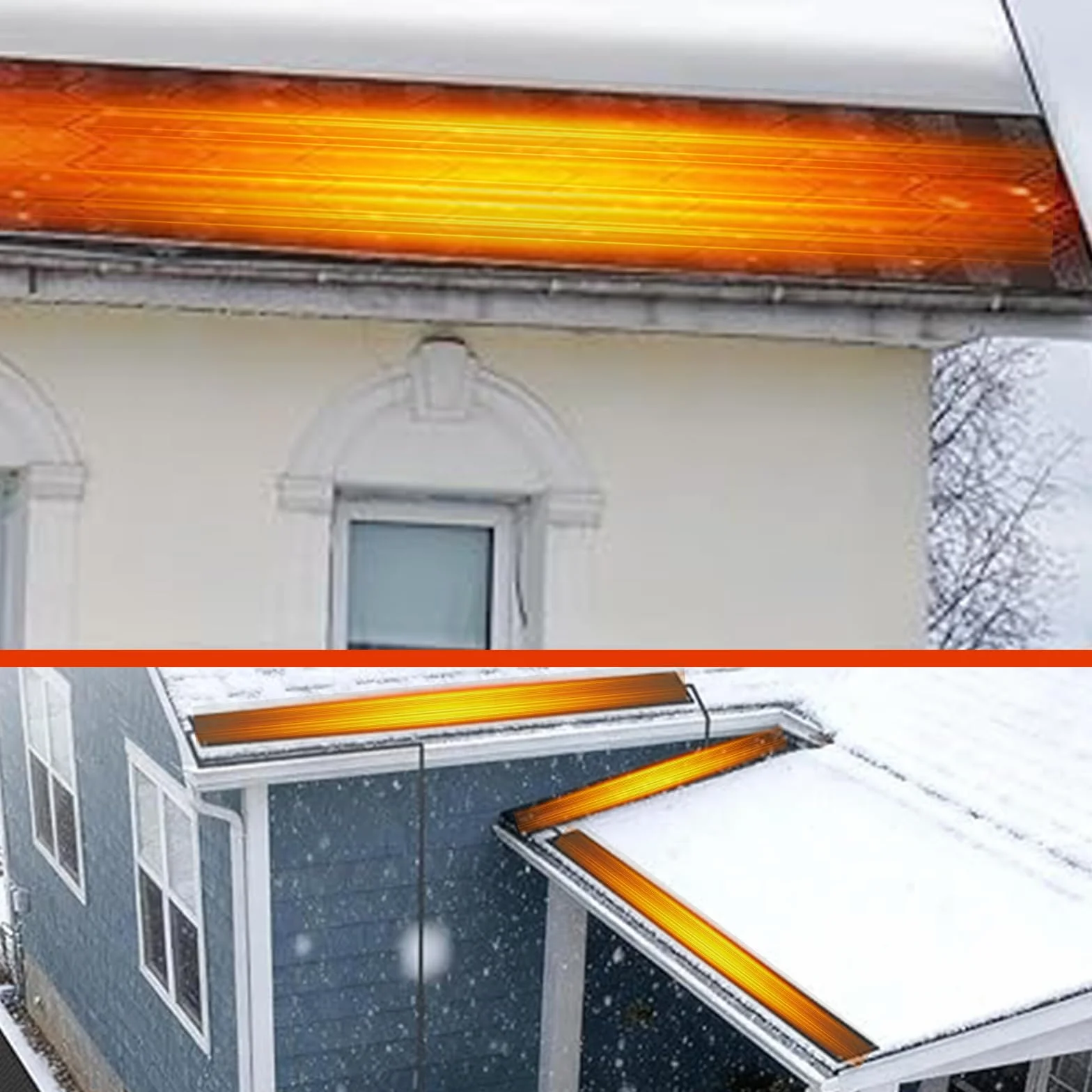 Mata grzewcza do topienia śniegu 140°F Elastyczne płyty grzewcze PVC Mata grzewcza do dachów i dolin na zewnątrz chodników, czarny, 54 × 100 cm