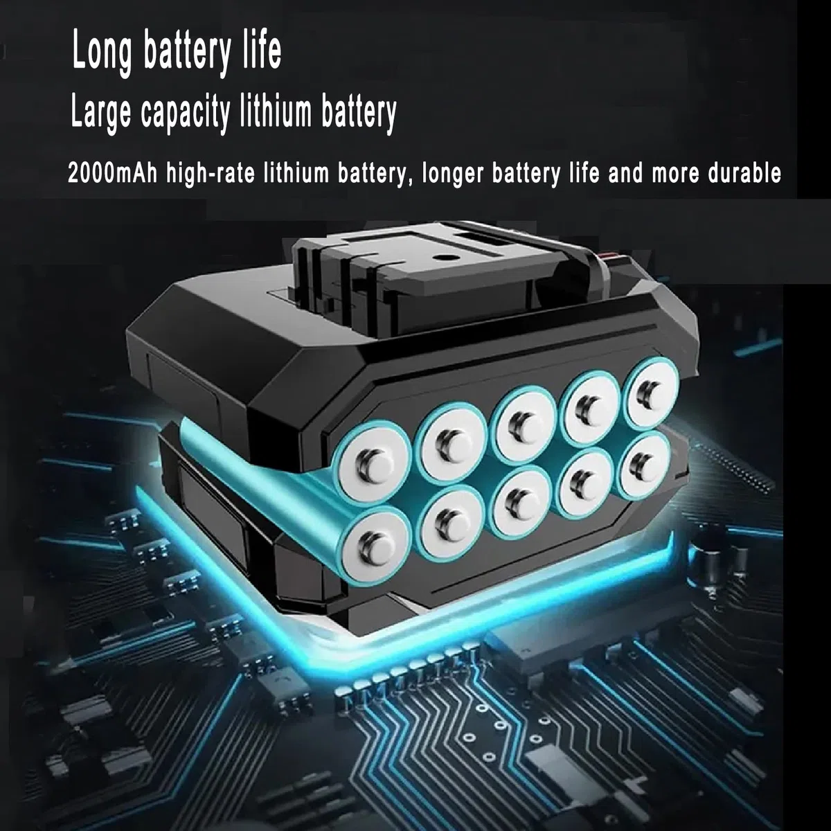 Przenośna dmuchawa i odkurzacz do liści, 40 V, elektryczny, akumulator litowy, 2 w 1, do ogrodu, na patio, do sypialni, na zewnątrz, podwójna bateria.