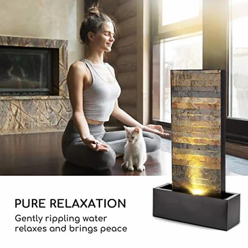 Blumfeldt Raincastle fontanna ogrodowa IPX8 12 LED pompa 8 W ocynkowany metal