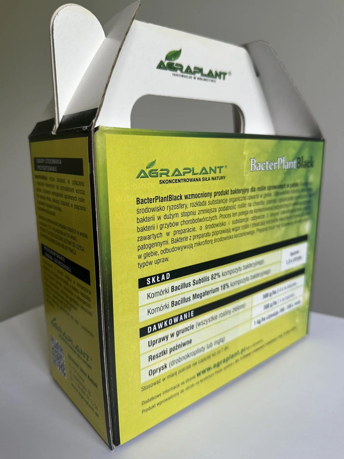 Bacter Plant Black - biostymulator 1 kg. Bacillus subtilis (82%) Â Bacillus megaterium (18%)