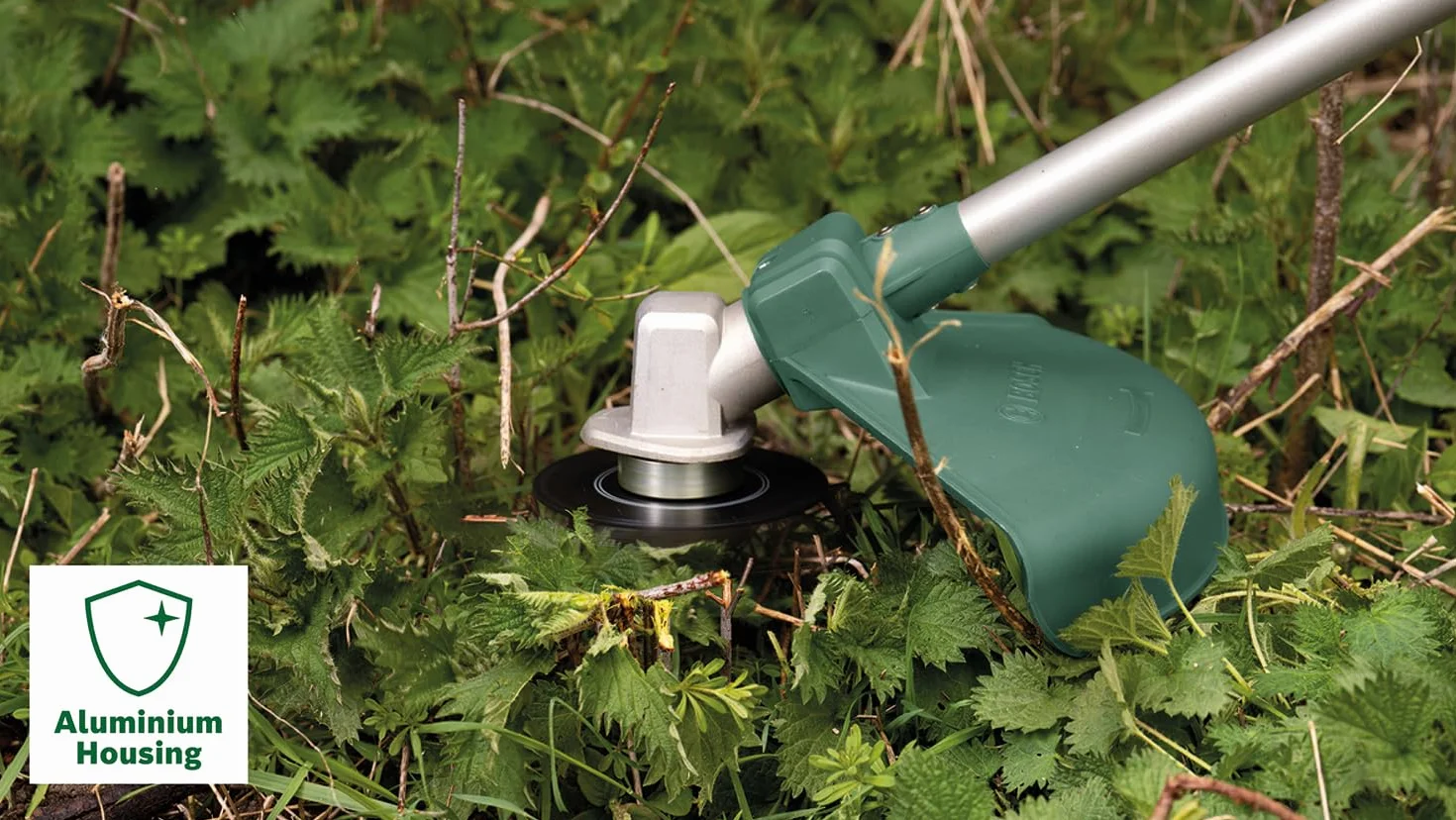 Bosch Home and Garden elektryczna kosa do zarośli AFS 23-37 (950 W, średnica cięcia Ø: 23 cm (ostrze), 37 cm (gwint), gwint Ø: 3,5 mm, w opakowaniu)
