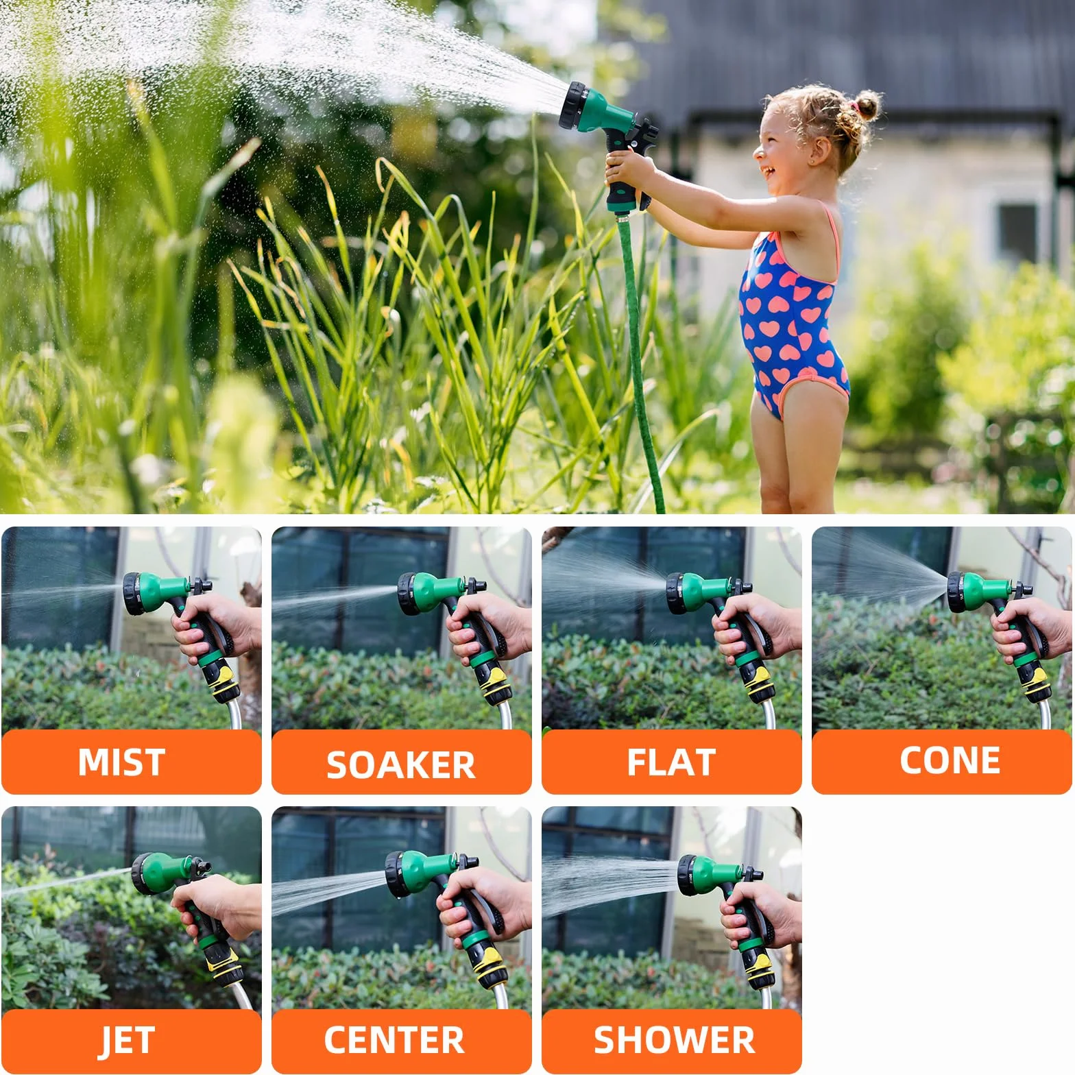 CCLIFE Prysznic solarny, 40 litrów, słoneczny prysznic ogrodowy z plastikową podłogą i osłoną ochronną, słuchawka prysznicowa, regulowana temperatura wody do 60°, do basenu plażowego
