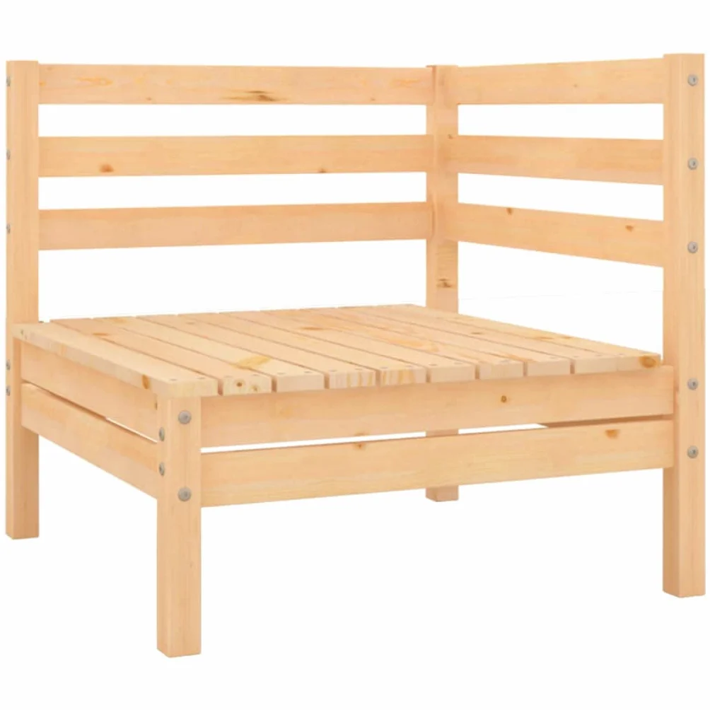 vidaXL 2-osobowa sofa ogrodowa, lite drewno sosnowe