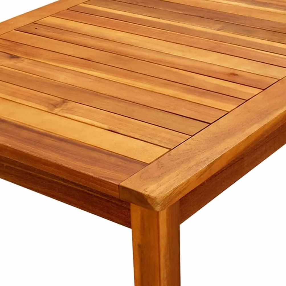 vidaXL Ogrodowy stolik kawowy 110x60x45 cm lite drewno akacjowe
