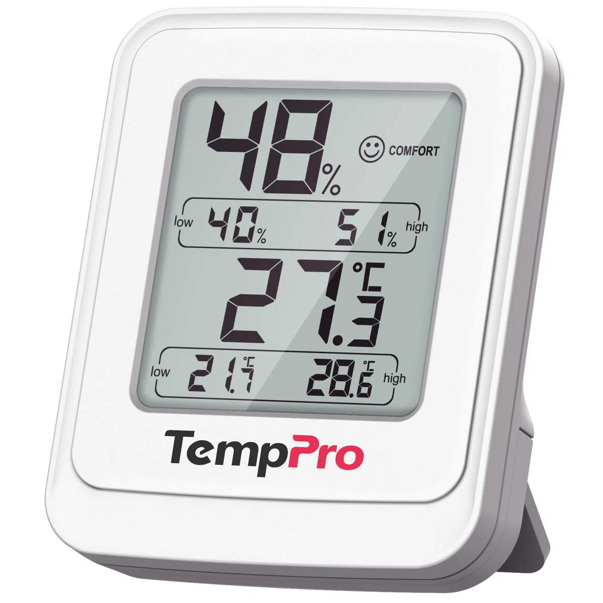 ThermoPro Cyfrowy termo-higrometr do szklarni, termometr zewnętrzny z wyświetlaczem temperatury max/min, wodoszczelność IPX5, idealny do roślin domowych, namiotów do uprawy roślin i ogrodu