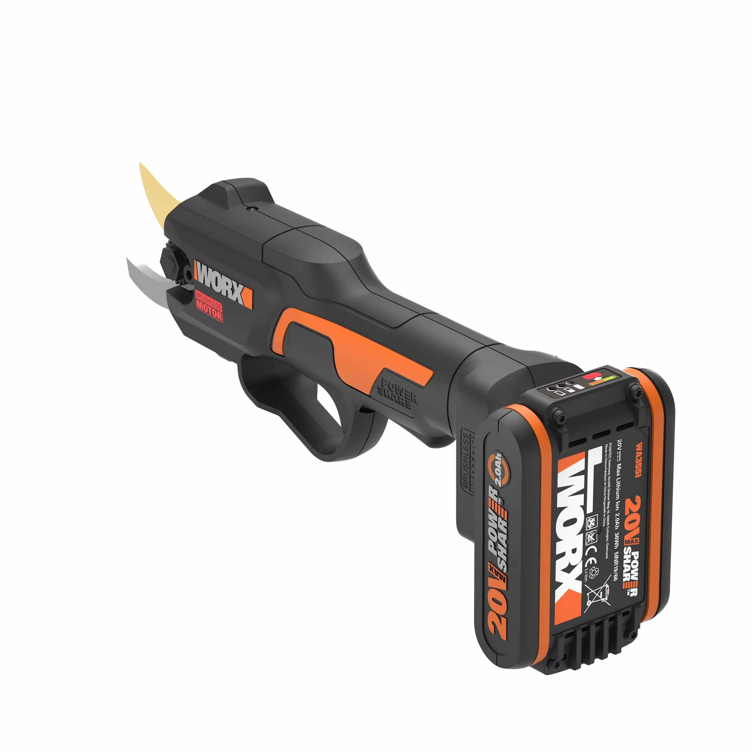 Worx Wg330E Nożyce, Czarny, 27 x 5 x 7 cm, 1,1 kg