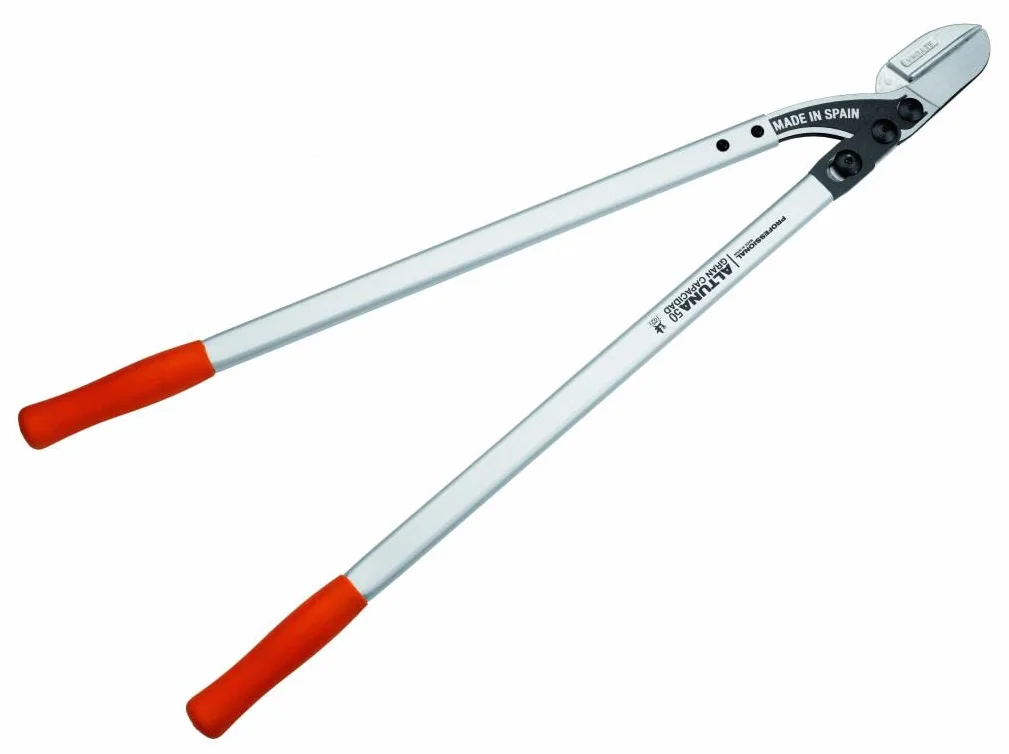 Tijera de podar profesional de dos manos. 80 cm.