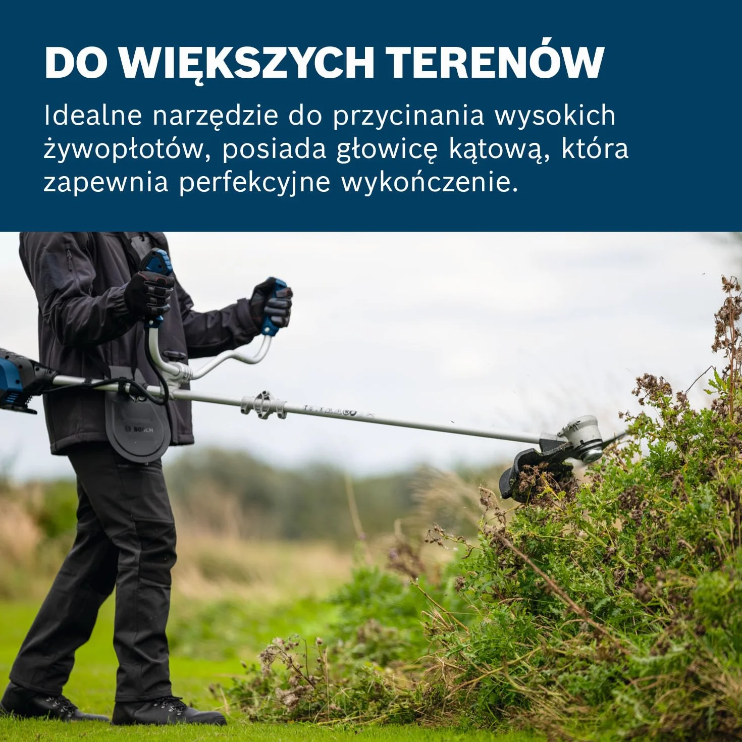 Bosch PRO Wykaszarka akumulatorowa GFR18V-25 BH (silnik bezszczotkowy 600 W, średnica cięcia ostrzem: 25 cm, średnica cięcia nicią: 40 cm, bez akumulatora)