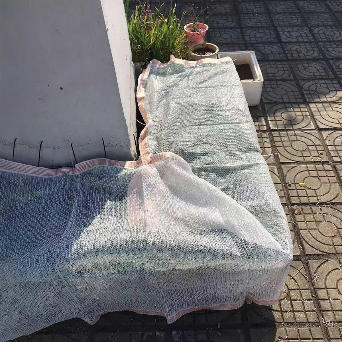Zewnętrzna siatka z przelotkami, 55% ochrona przed promieniowaniem UV, siatka ogrodowa, tkanina chroniąca przed słońcem dla roślin, 1 x 5 m do 9 x 12 m