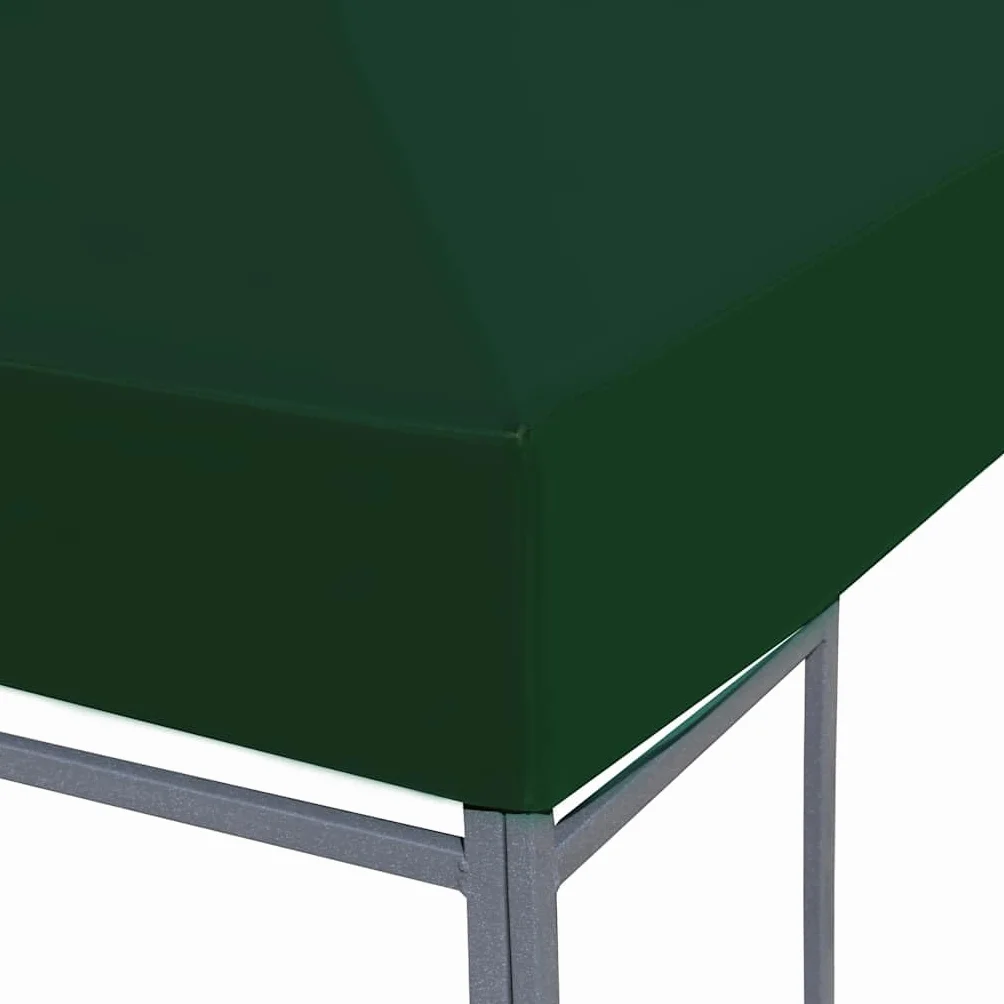 vidaXL Zadaszenie altany ogrodowej, 310 g/m², 3 x 3 m, zielone