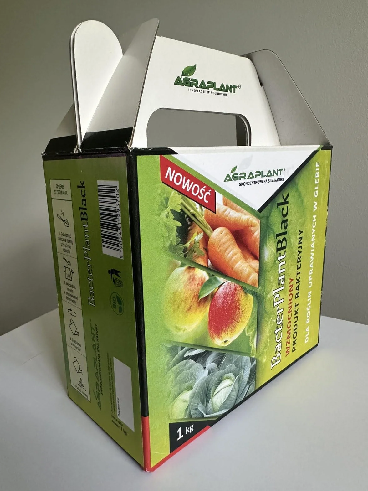 Bacter Plant Black - biostymulator 1 kg. Bacillus subtilis (82%) Â Bacillus megaterium (18%)