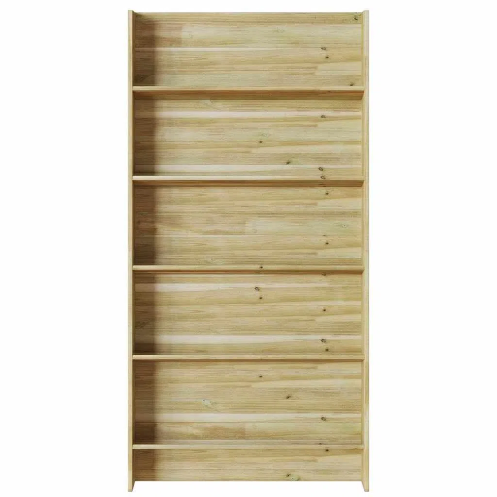 Półki na rośliny z półką Brązowy 90 x 15 x 180 cm regał drewniany do wnętrza i ogrodu impregnowana sosna rustykalny styl stojak na kwiaty półka wisząca ozdoba taras balkon