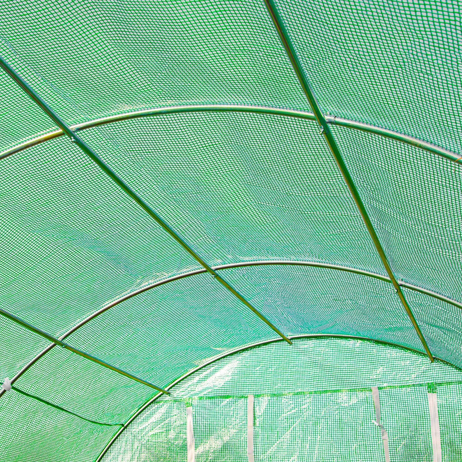 Szklarnia ogrodowa 3x2x2 m 6 m² foliowa UV4 140 g/m² ze stalowym fundamentem