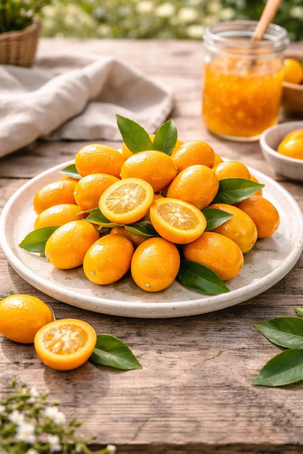 Kumquat Fortunella margarita cytrusowy 80 cm roślina cytrusowa