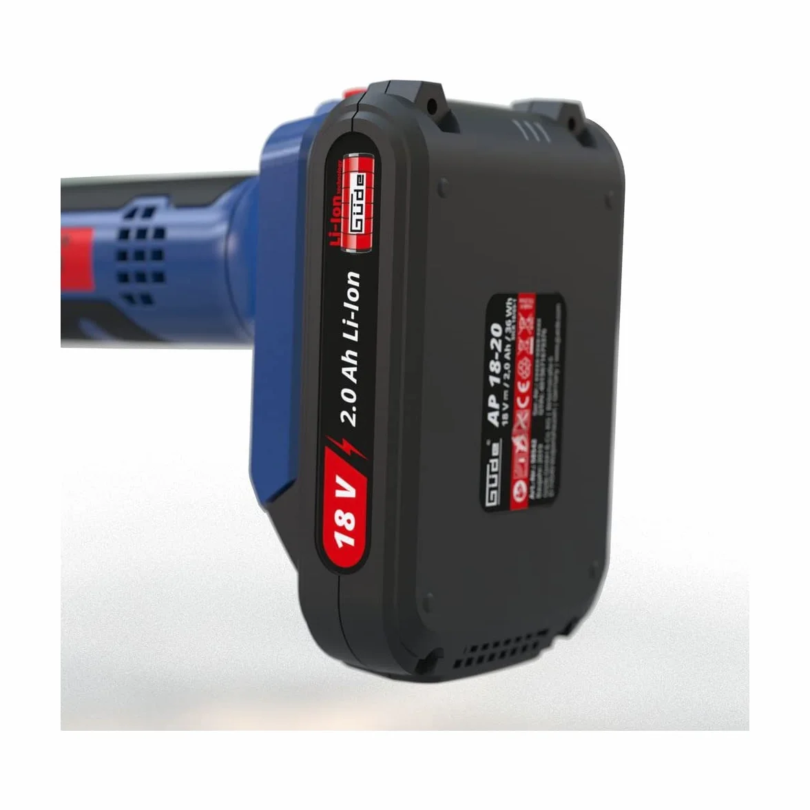 Güde Akumulatorowe nożyce do gałęzi ASC 18-201-05 K (Easy-Energy-Exchange Brushless Series, litowo-jonowy, 18 V, do 30 mm grubości gałęzi, wysokiej jakości ostrza obejściowe, wyłącznik bezpieczeństwa,