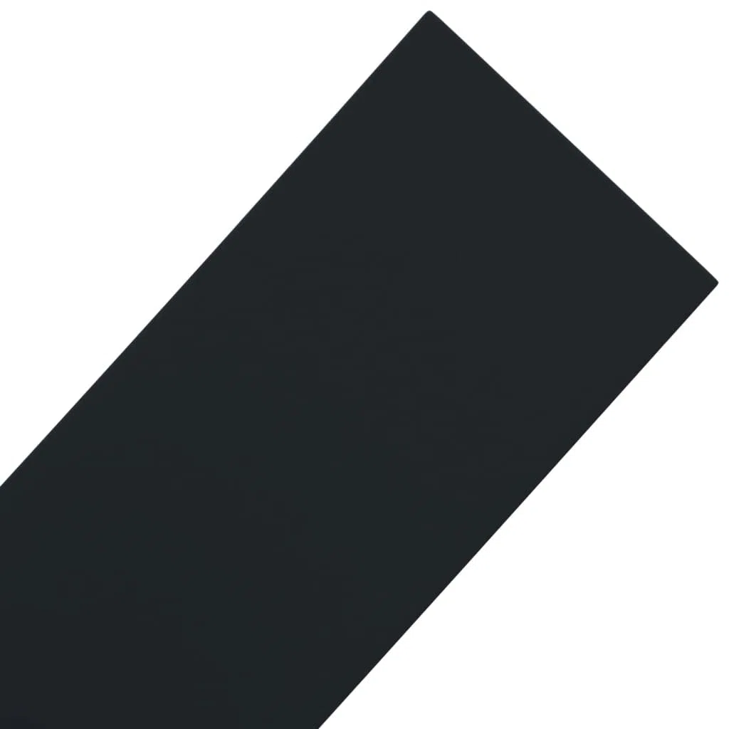 Krawędzie trawnika, 5 szt., czarne, 10 m x 15 cm, z polietylenu, obramowanie grządki, krawędź trawnika, krawędź koszenia, krawędź ogrodowa, krawężnik palisada do podwyższonych rabatek