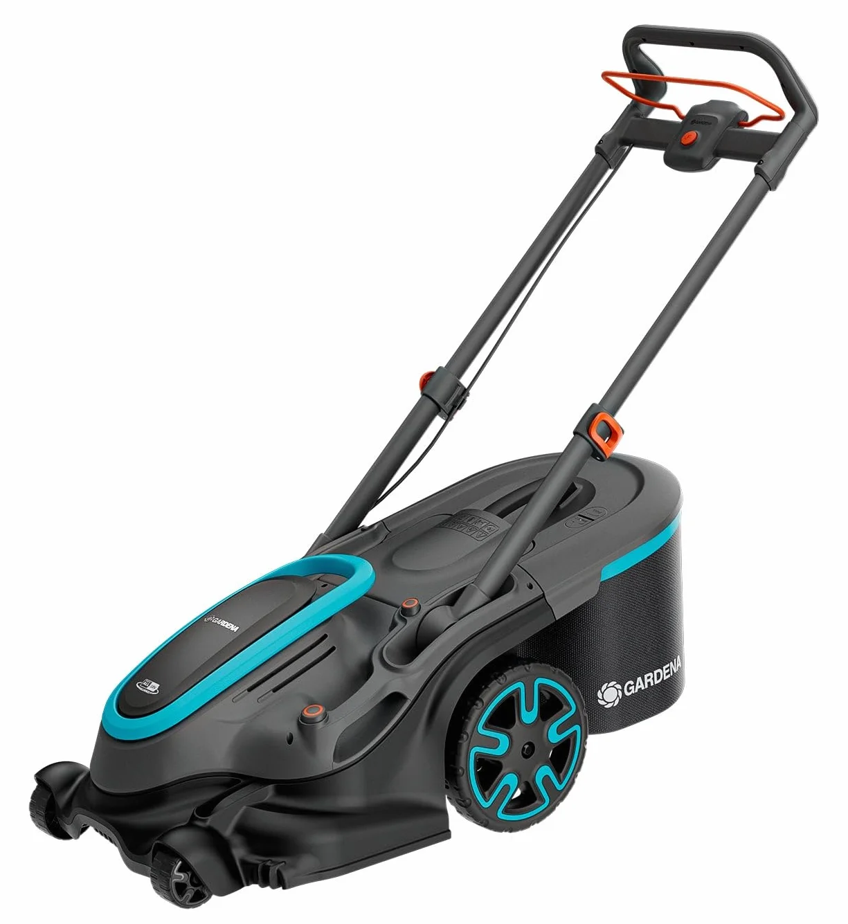 Gardena Kosiarka akumulatorowa PowerMax Duo 46/36 V, szerokość koszenia 46 cm, technologia DuoBlade, w tym akumulator POWER FOR ALL, ergonomiczna konstrukcja, wydajne koszenie trawnika (14646-65)
