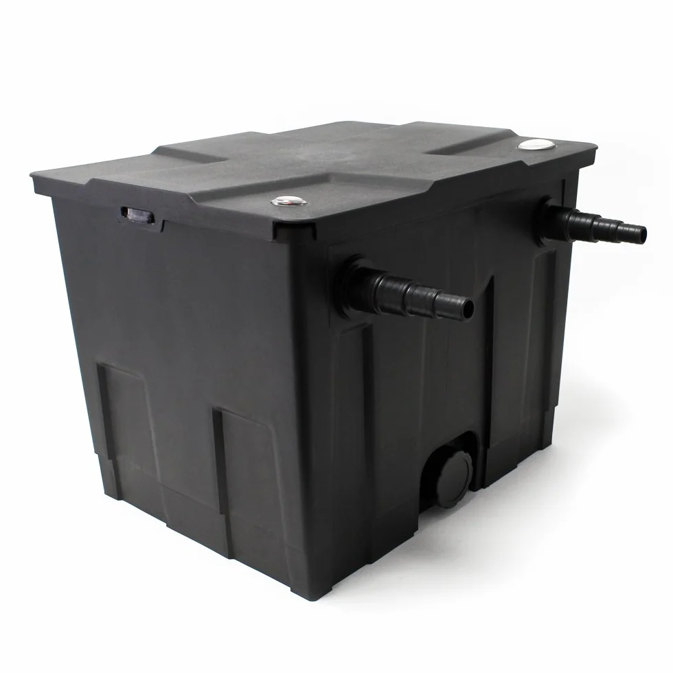 Zestaw: Bio filtr do stawu 12000 l 24 W UVC oczyszczacz stawu 80 W pompa do fontanny