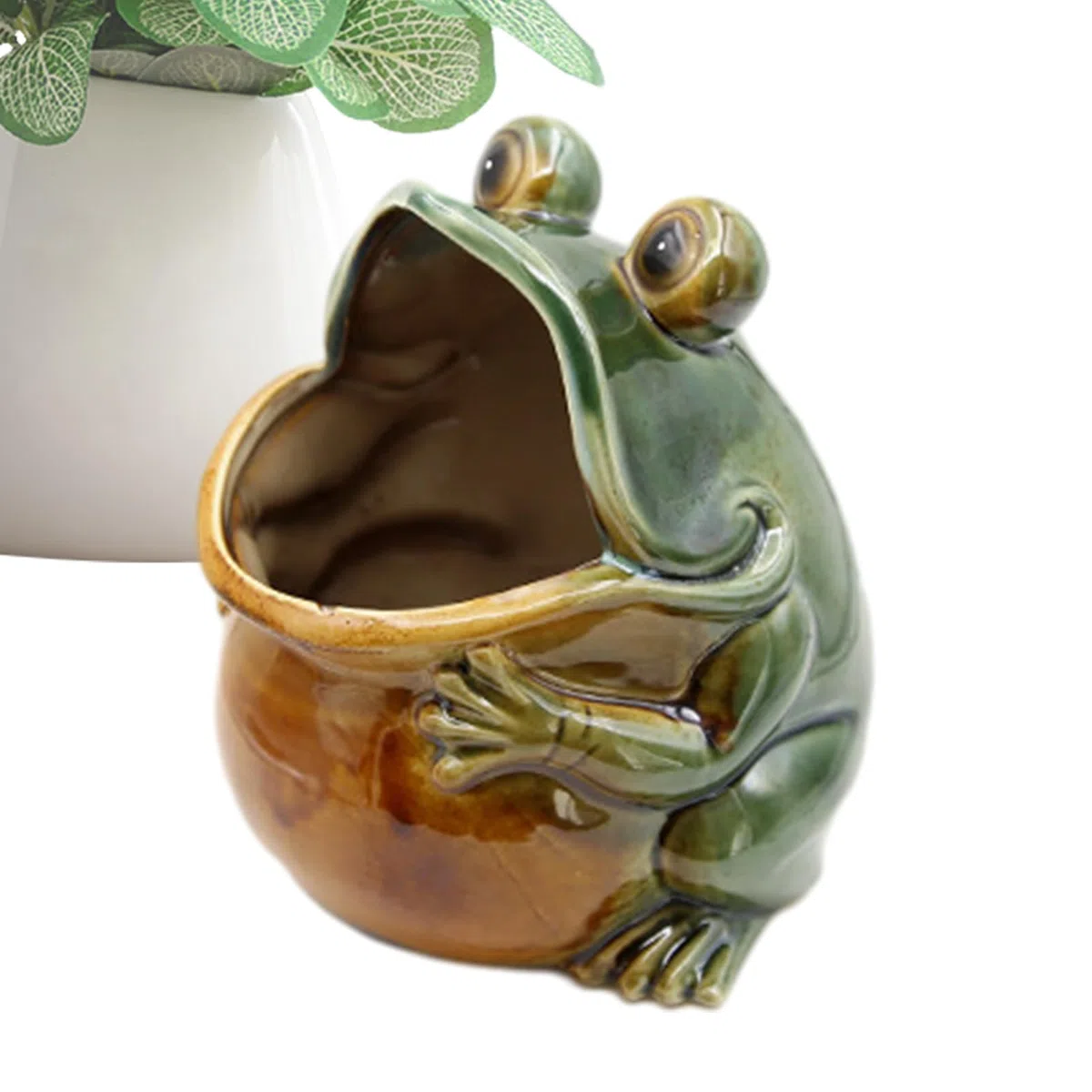 Generisch - Figurka ogrodowa, figurka, figurka outdoorowa do ogrodu – | urocza figurka ceramiczna, statuetka symulacyjna, ornament bonsai, dekoracja do rzemiosła, dekoracja ogrodu domowego