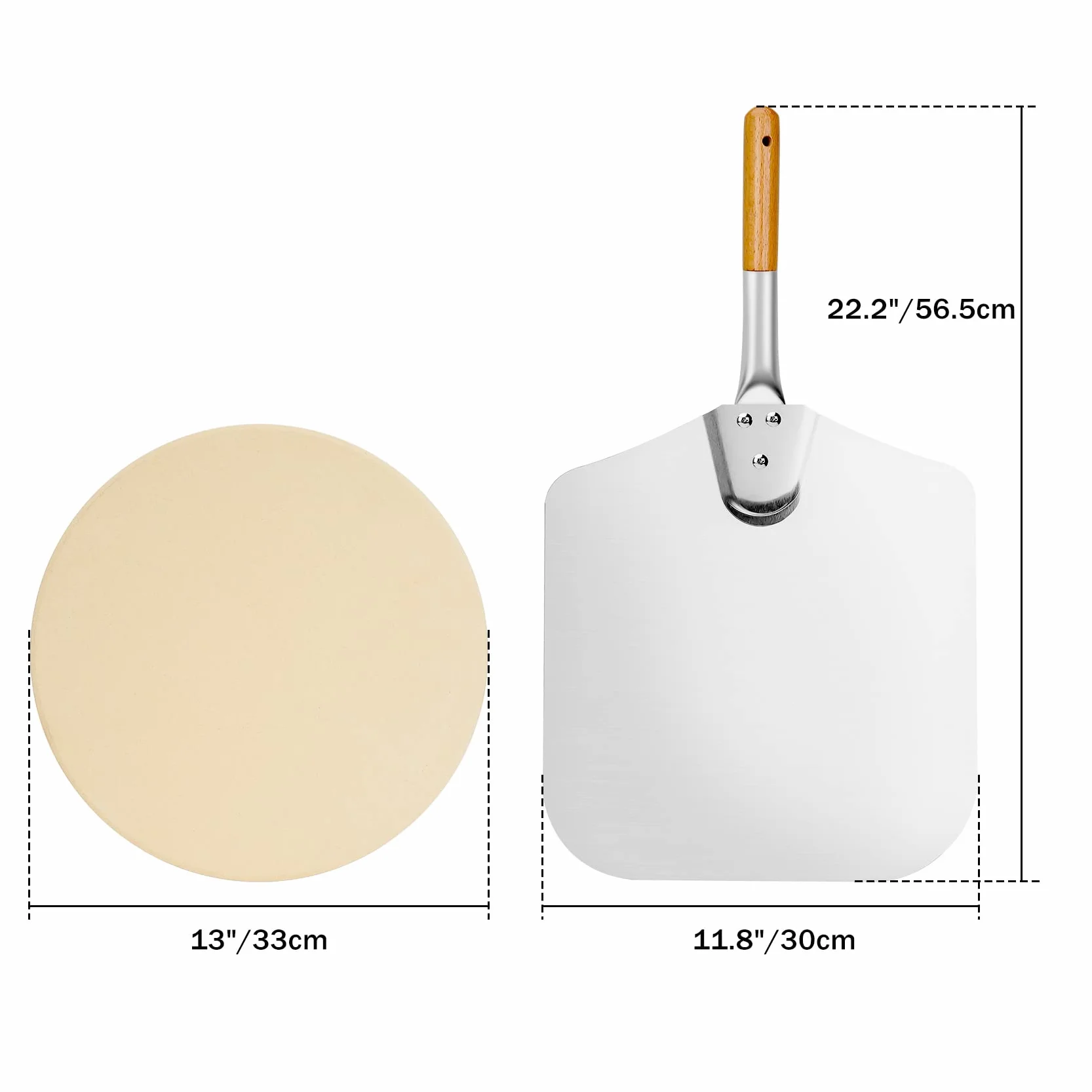Onlyfire Zestaw PizzaRing ze stali nierdzewnej z rożnem do grilla Weber 47 cm