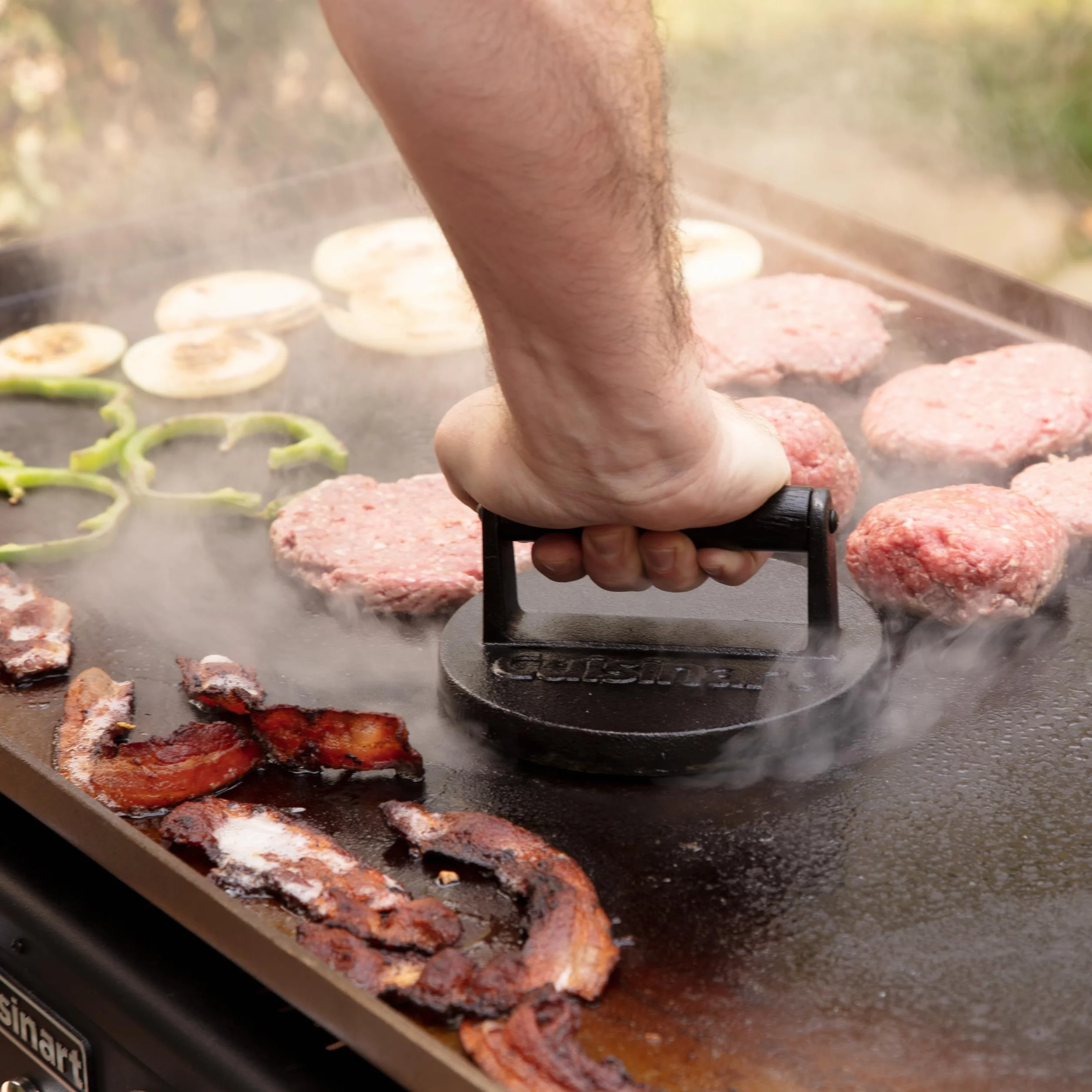 Cuisinart CISB-111 Smashed Burger Press, Cast Iron