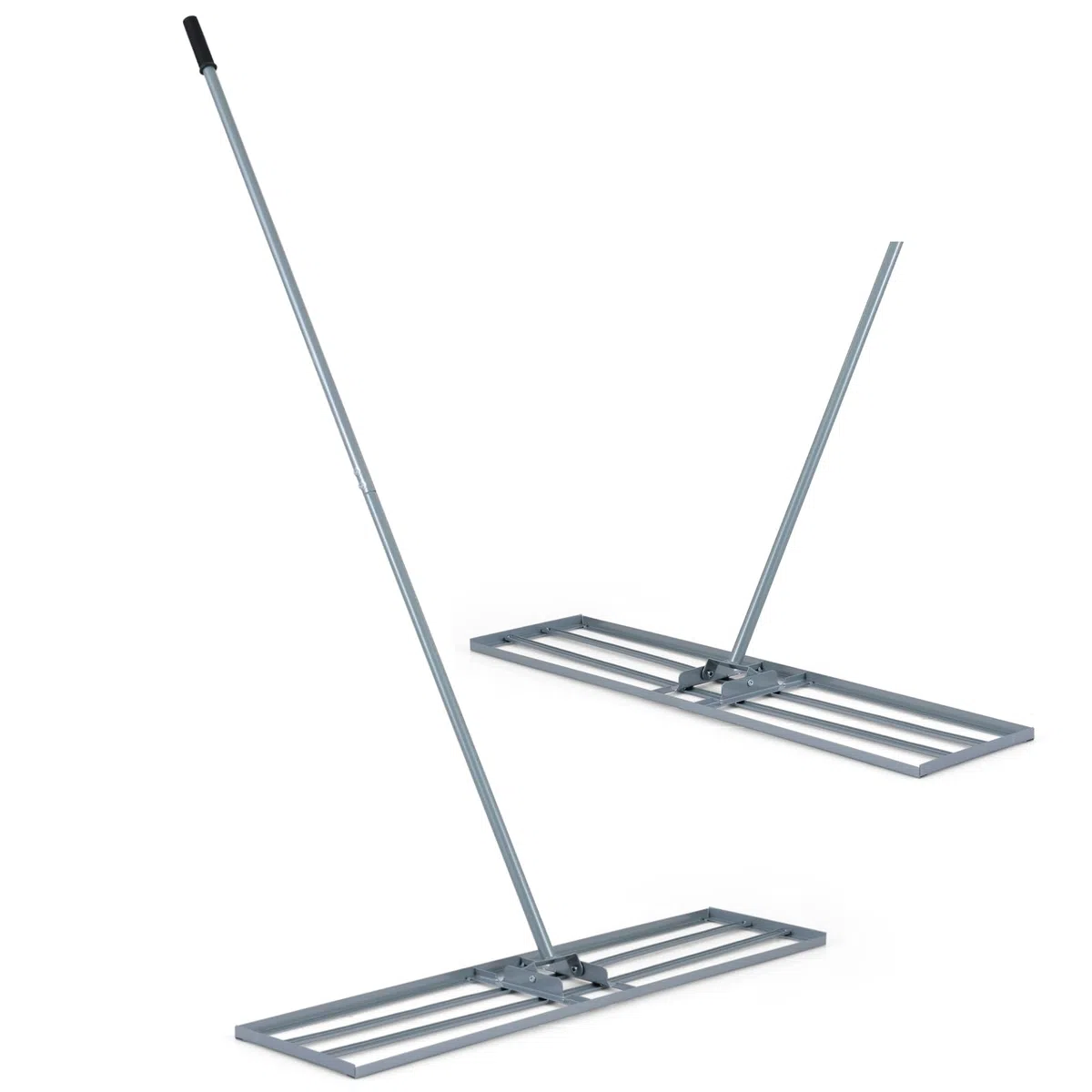Osprzęt do minikoparek, szerokie grabie do koparko-ładowarki, hydraulicznie pochylana koparka do minikoparek lub podobnych maszyn, 0,8-2 ton, mikro grabie do koparki, średnica otworu: 25 mm/0,98 cal