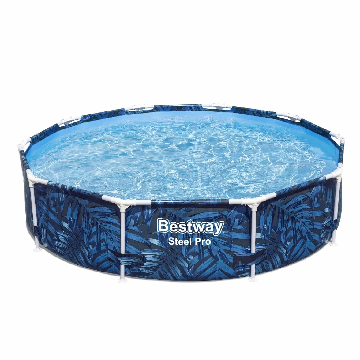 Bestway | Okrągły basen naziemny Steel Pro, rodzinny basen ogrodowy, 3,05 m x 66 cm