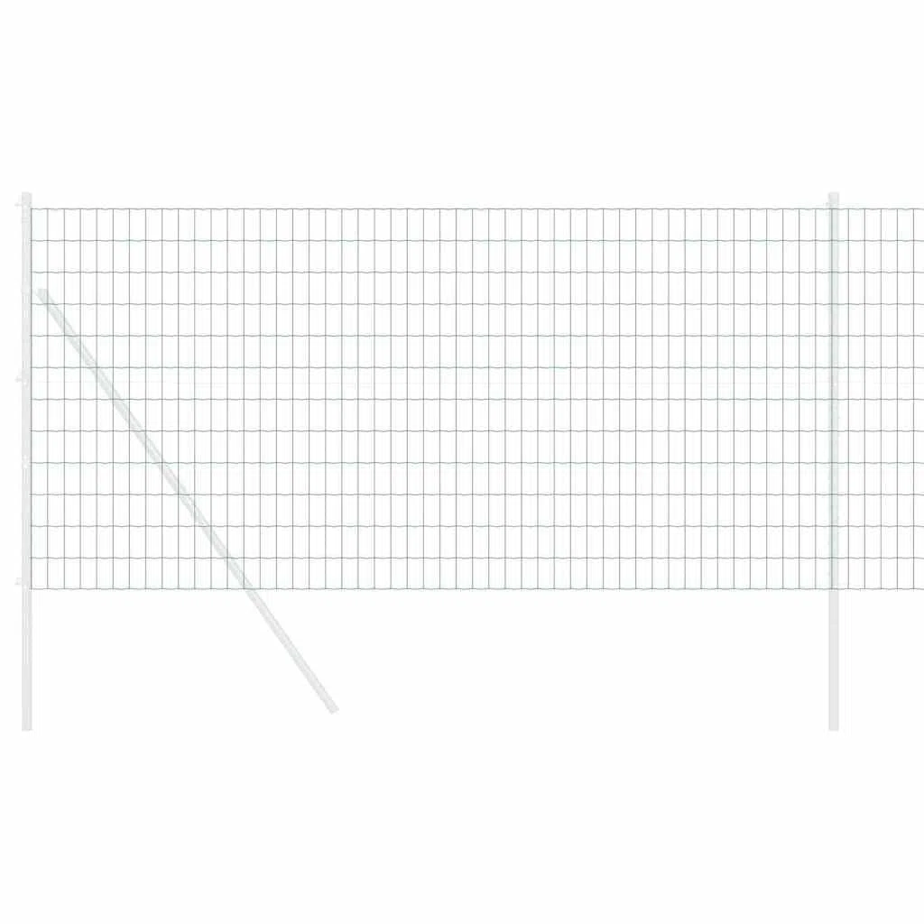 vidaXL Ogrodzenie Euro 1,2 x 25 m Żelazo pokryte PVC zielony | Solidna budowa z wytrzymałych materiałów, Idealne do ogrodów, granic i dekoracji,