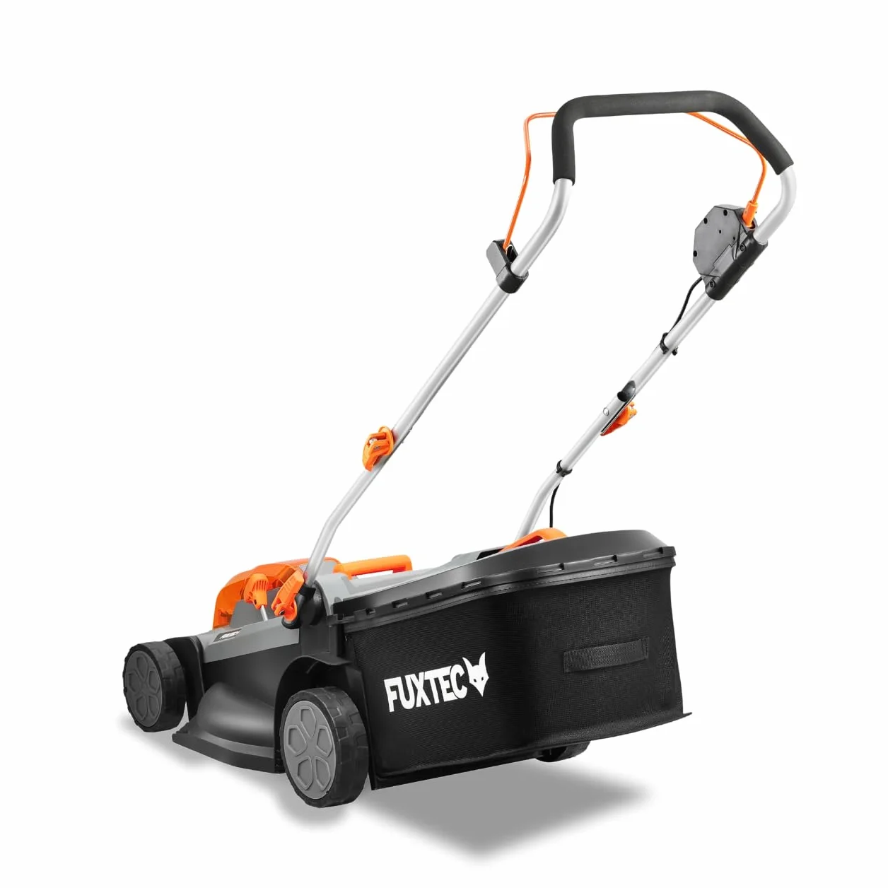 Kosiarka akumulatorowa FUXTEC 40V (2x20V) E2RM43 - szerokosc koszenia 43 cm, zmienna wysokosc koszenia, kosiarka elektryczna, akumulatorowa (akumulator litowo-jonowy i ladowarka w zestawie)